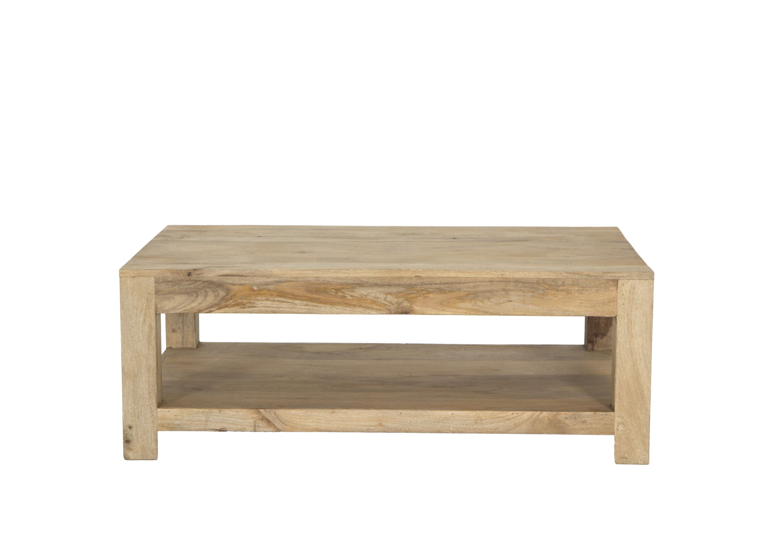 Table basse Faust 123x75cm - mangue massif - naturel