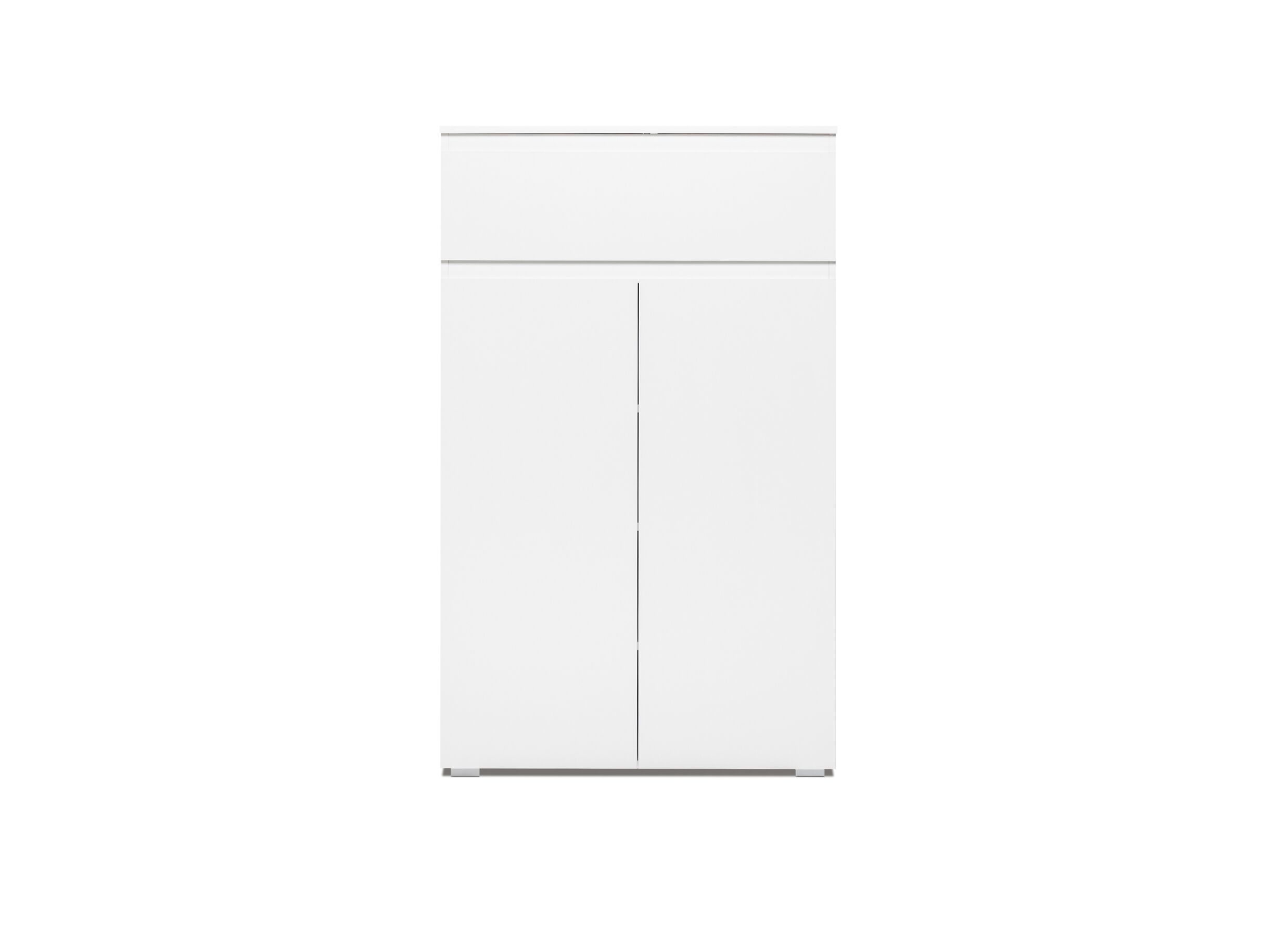 Armoire Image 3 80x40x131cm - mélamine - blanc