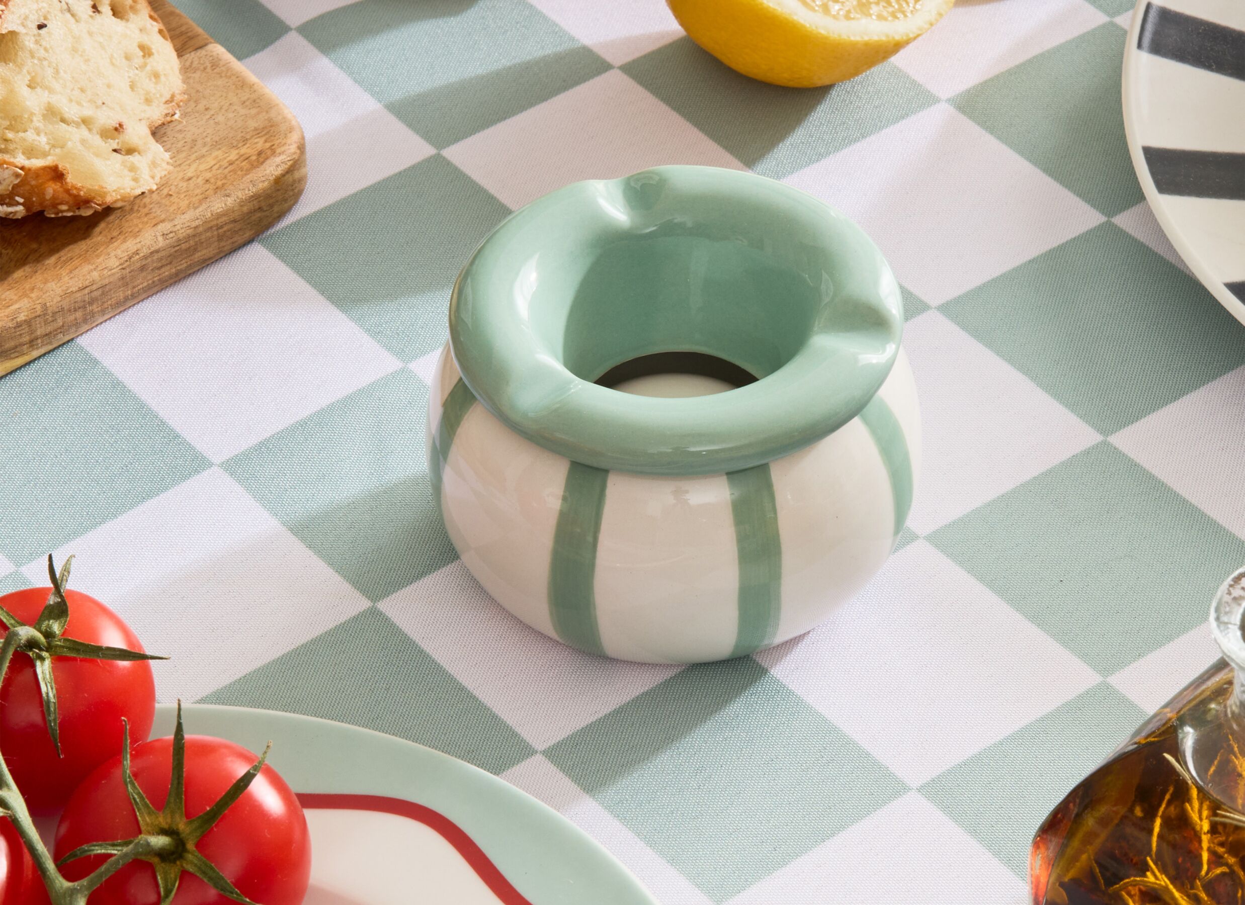 Sfeerfoto - Asbak Dela Ø9x6cm - dolomiet - multicolor