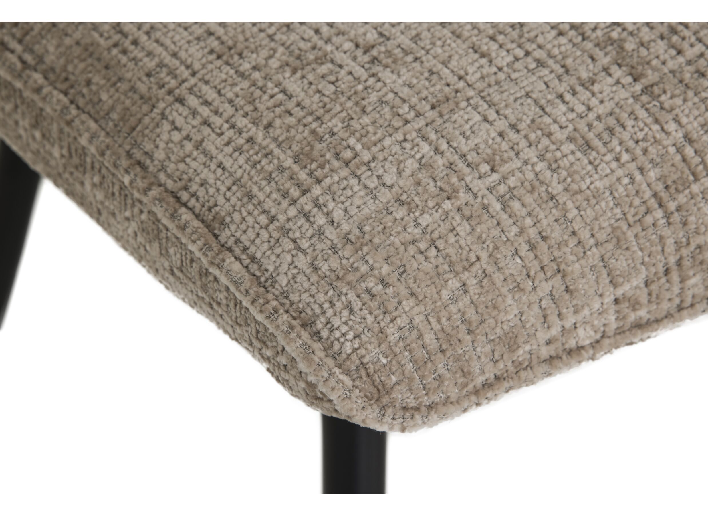 Detailfoto - Stoel ST2418 51x64x89cm - stof - beige