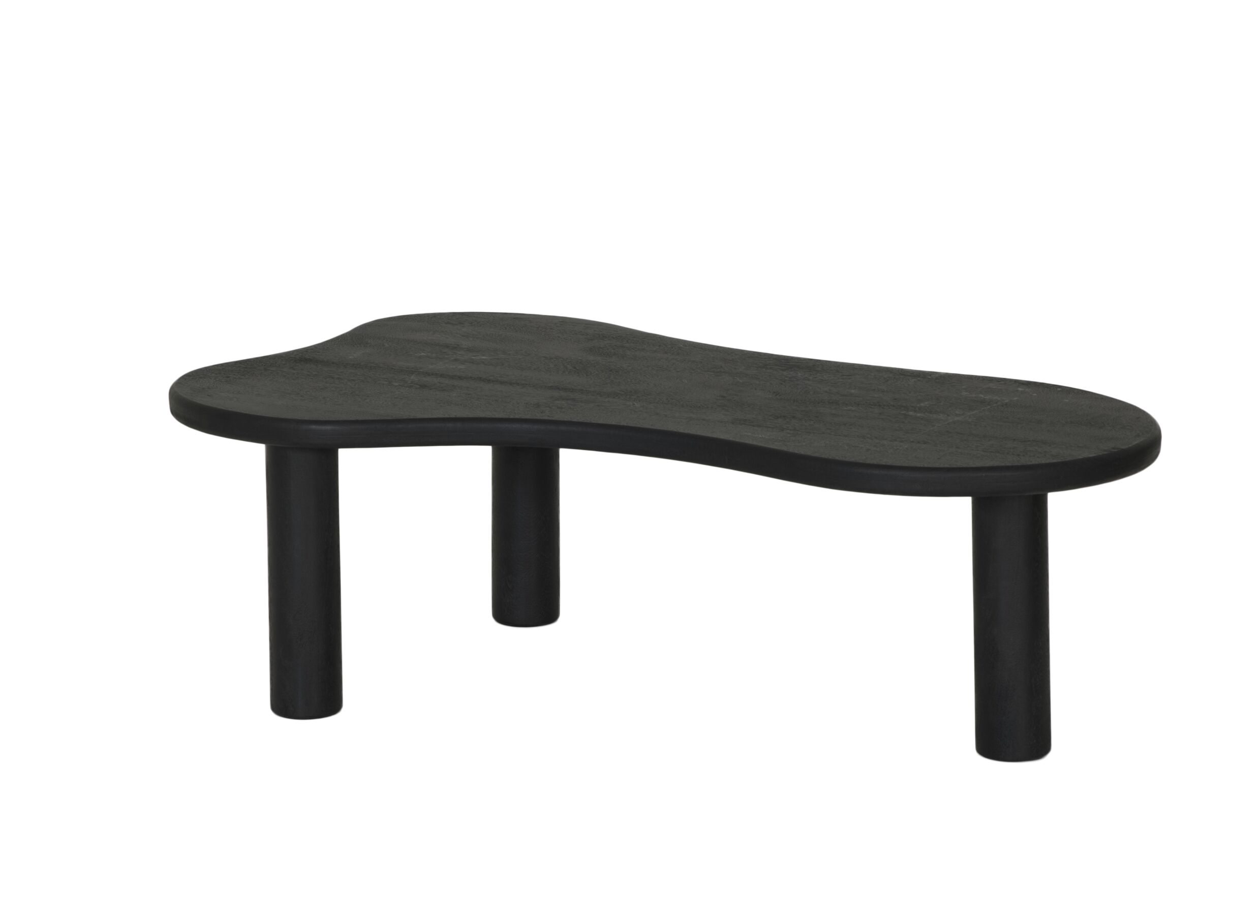 Table basse Yeo bois massif noir - Table basse Yeo bois massif noir