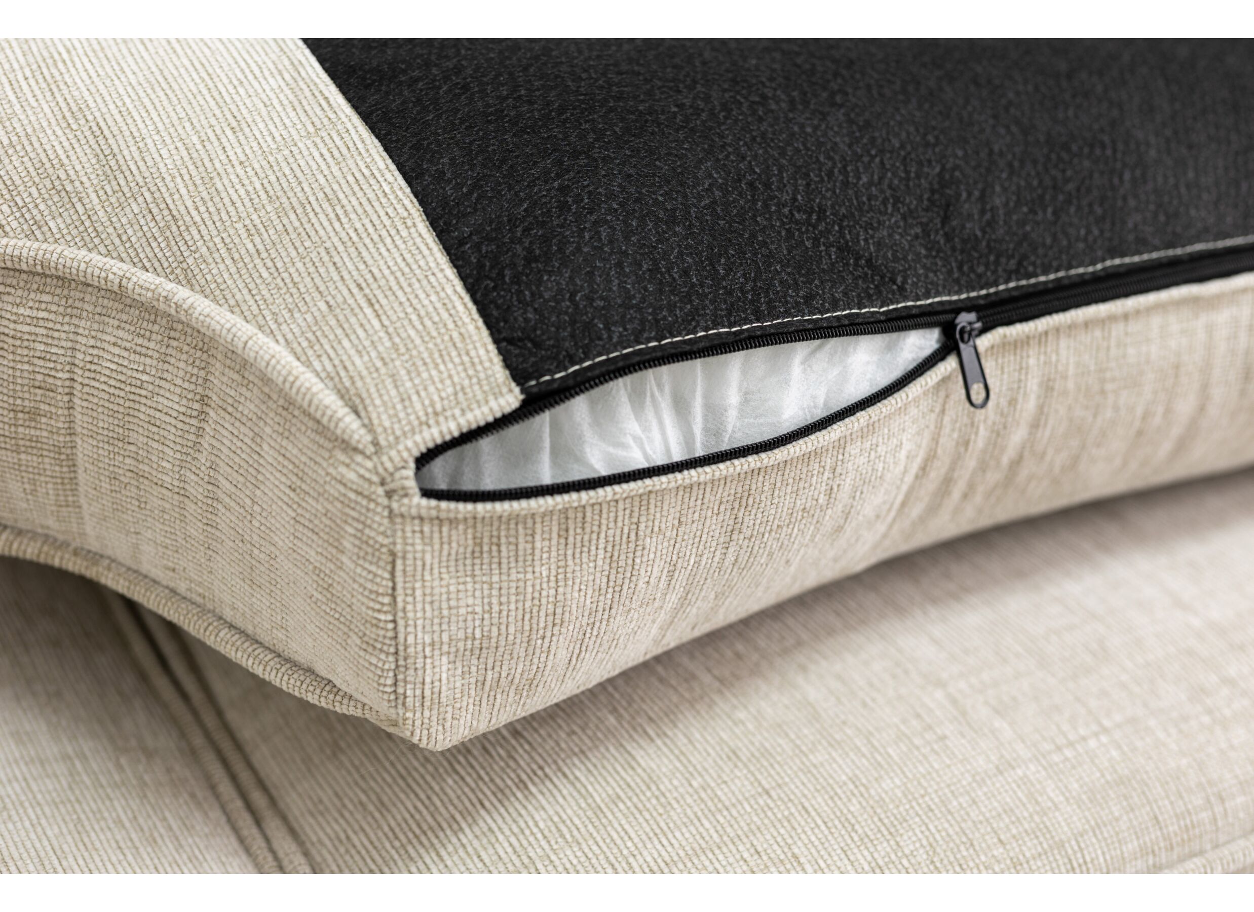 Detail - Canapé Road 3 places tissu beige