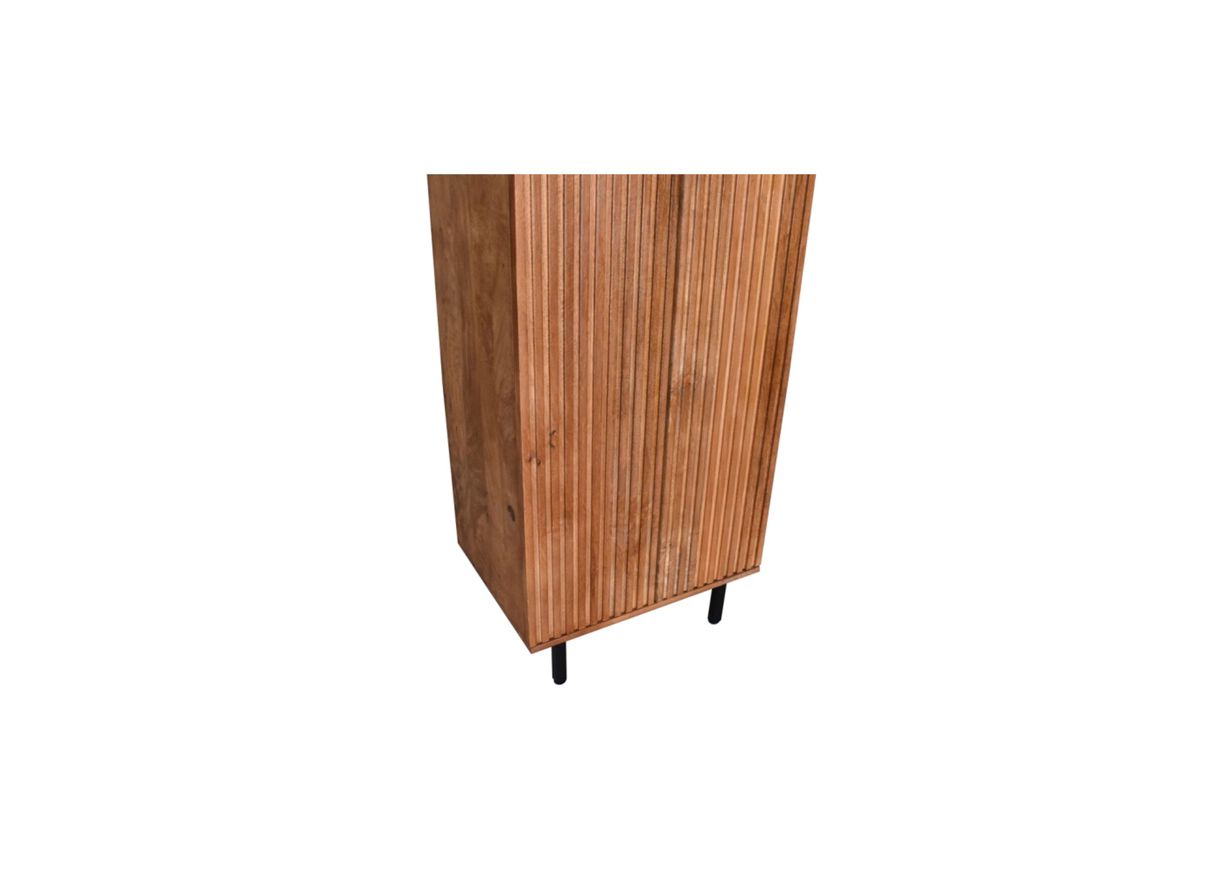 Detailfoto - Kast Angkor 80x42x210cm - mango massief - naturel