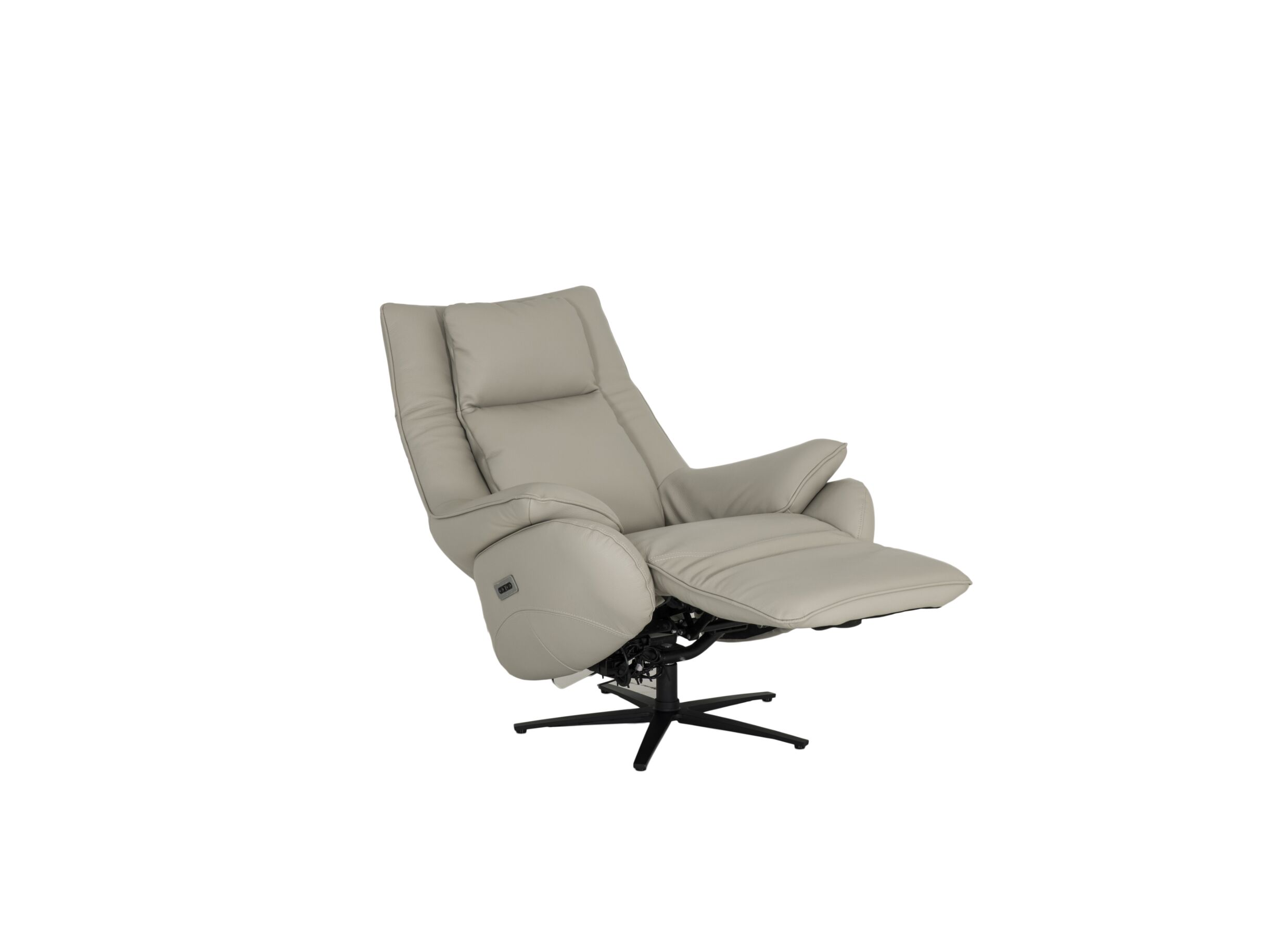 Overzichtsfoto - Relaxzetel A1167 elektrisch - stof - zilver