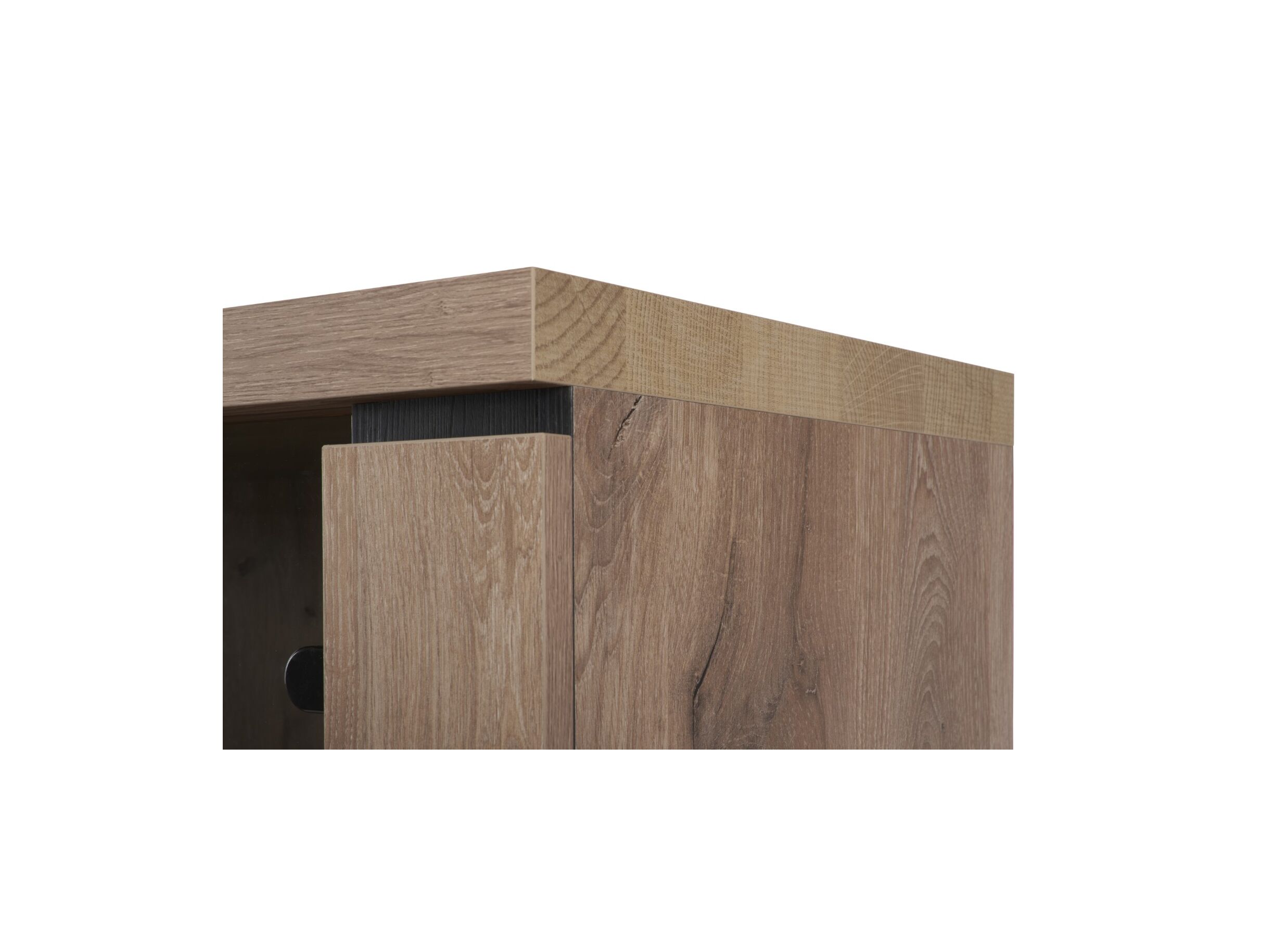 Vitrinekast Stefan 130cm - decor - canyon oak