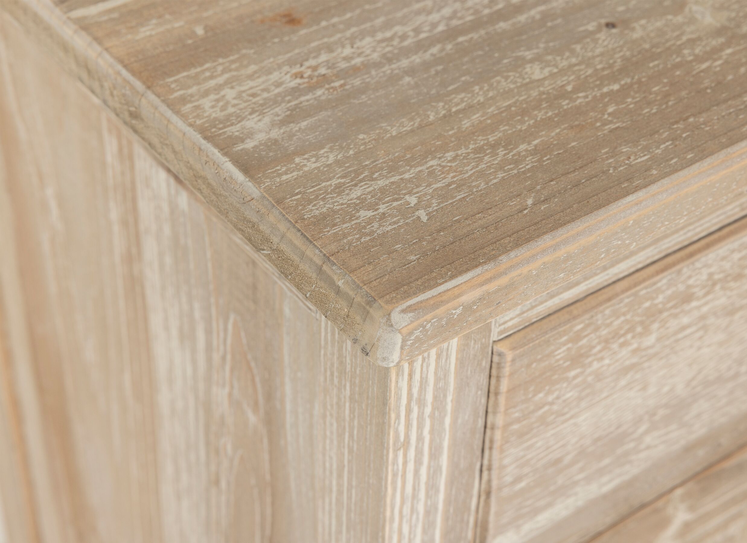 Detail - Armoire Novecento 80x40x91cm - sapin massif recyclé - naturel