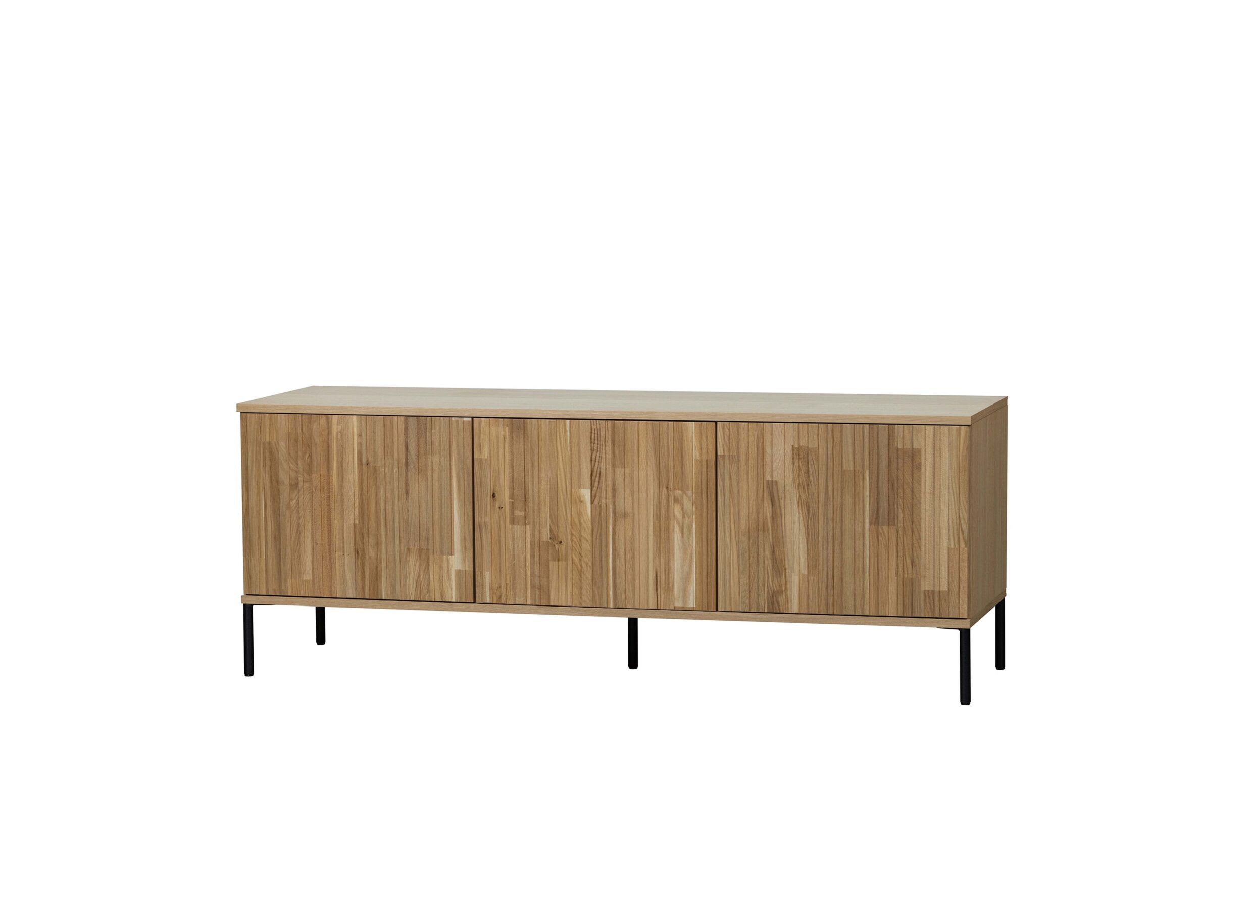 Tv-meubel New Gravure 150x44x56cm - eik fineer - naturel
