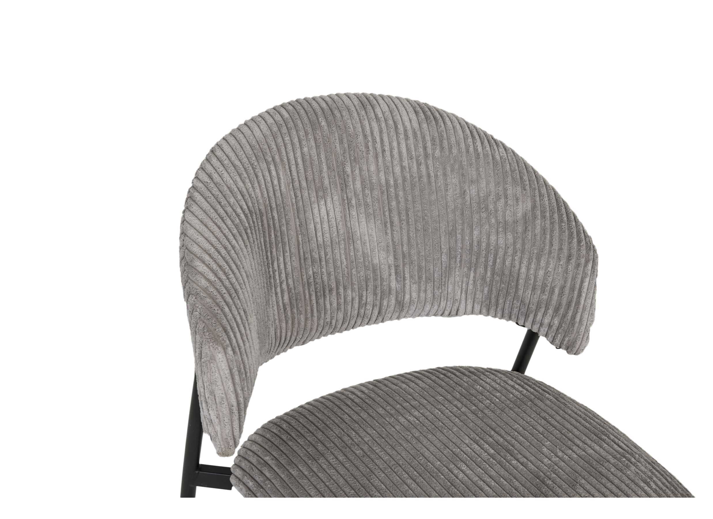 Detailfoto - Stoel Grigri 49x61x81cm - stof - grijs