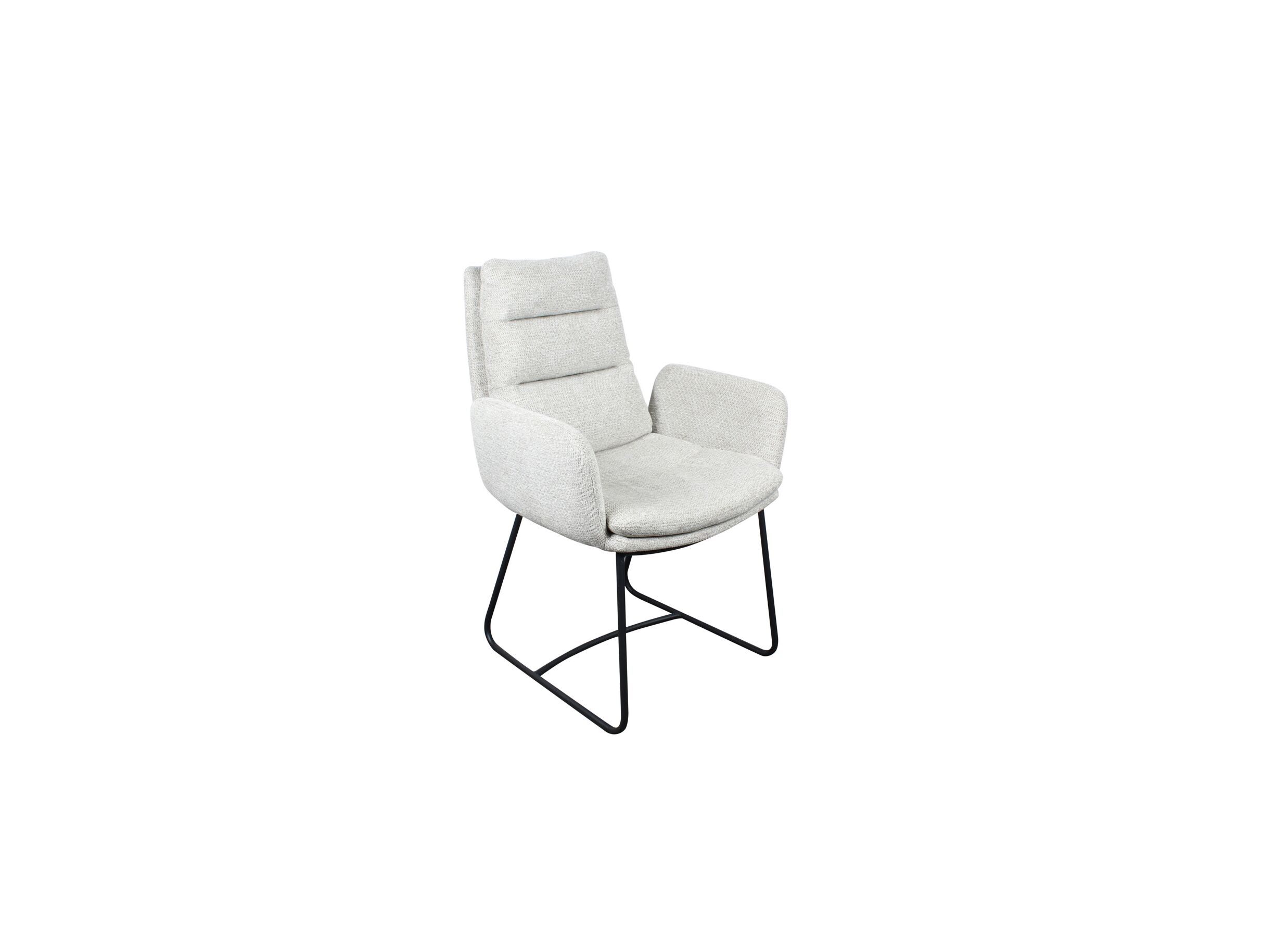 Stoel Crux 67x62x93cm - stof - cream