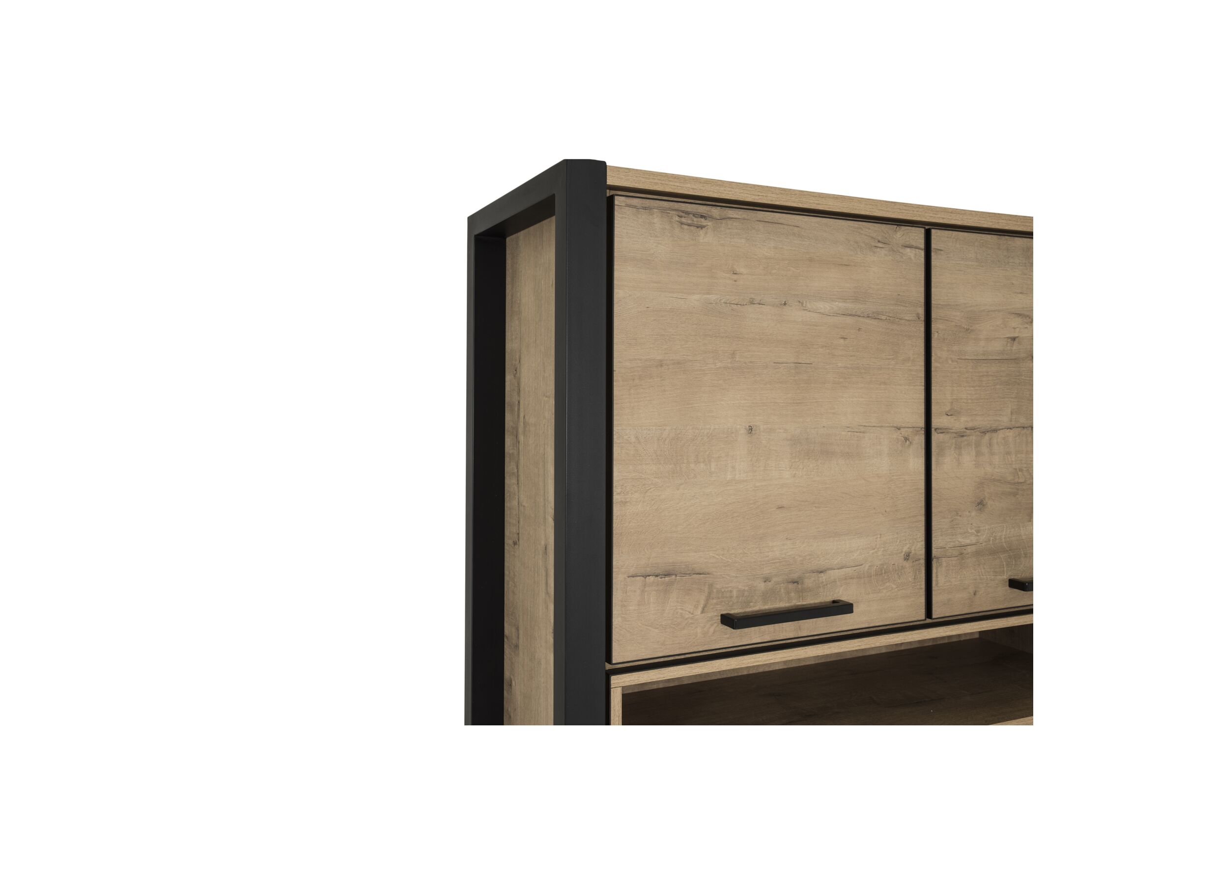 Detailfoto - Kast Cronos 130x45x200cm - decor eik - naturel