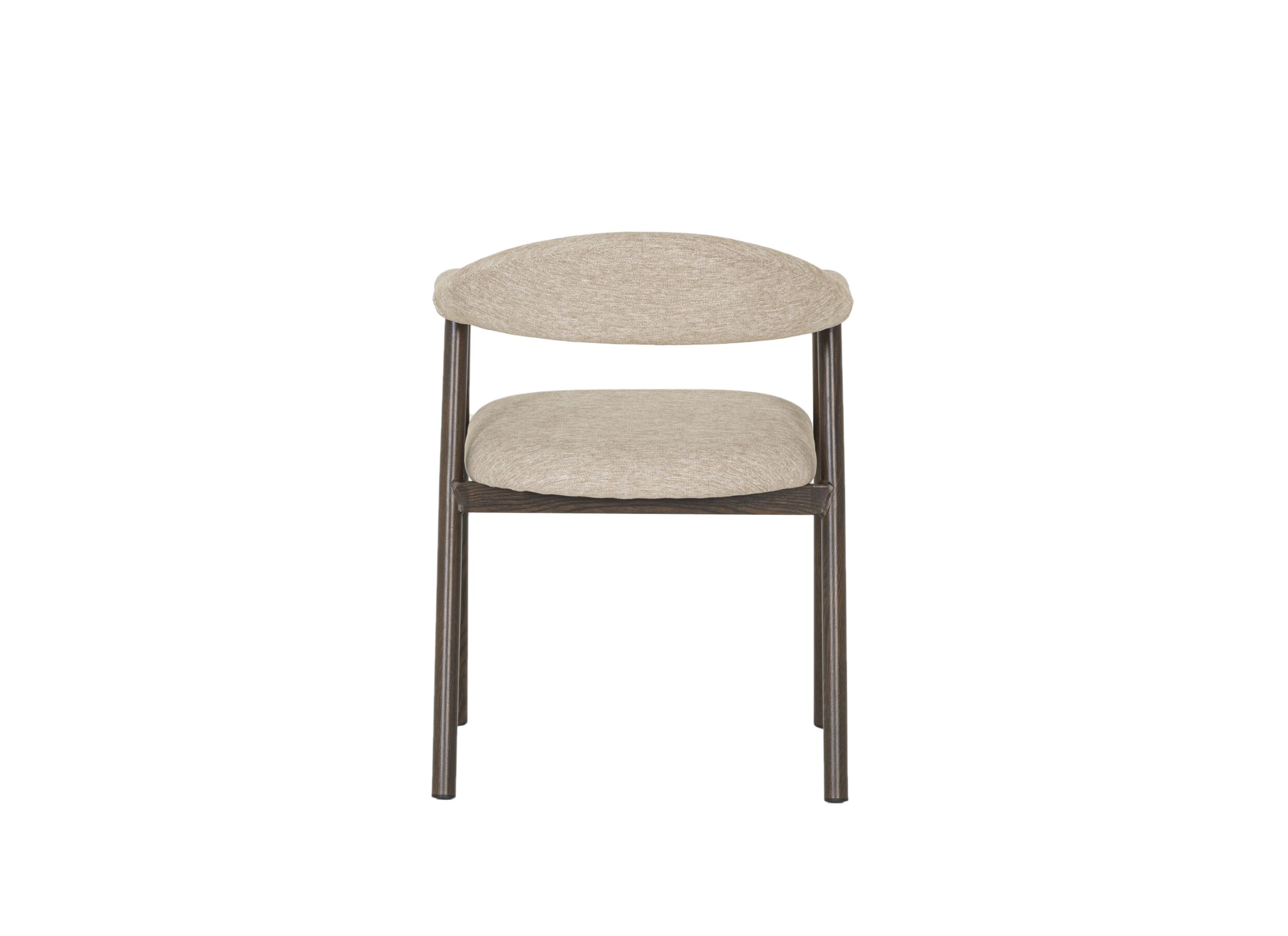 Aperçu - Chaise Aisa 55x56x75,5cm - tissu - taupe