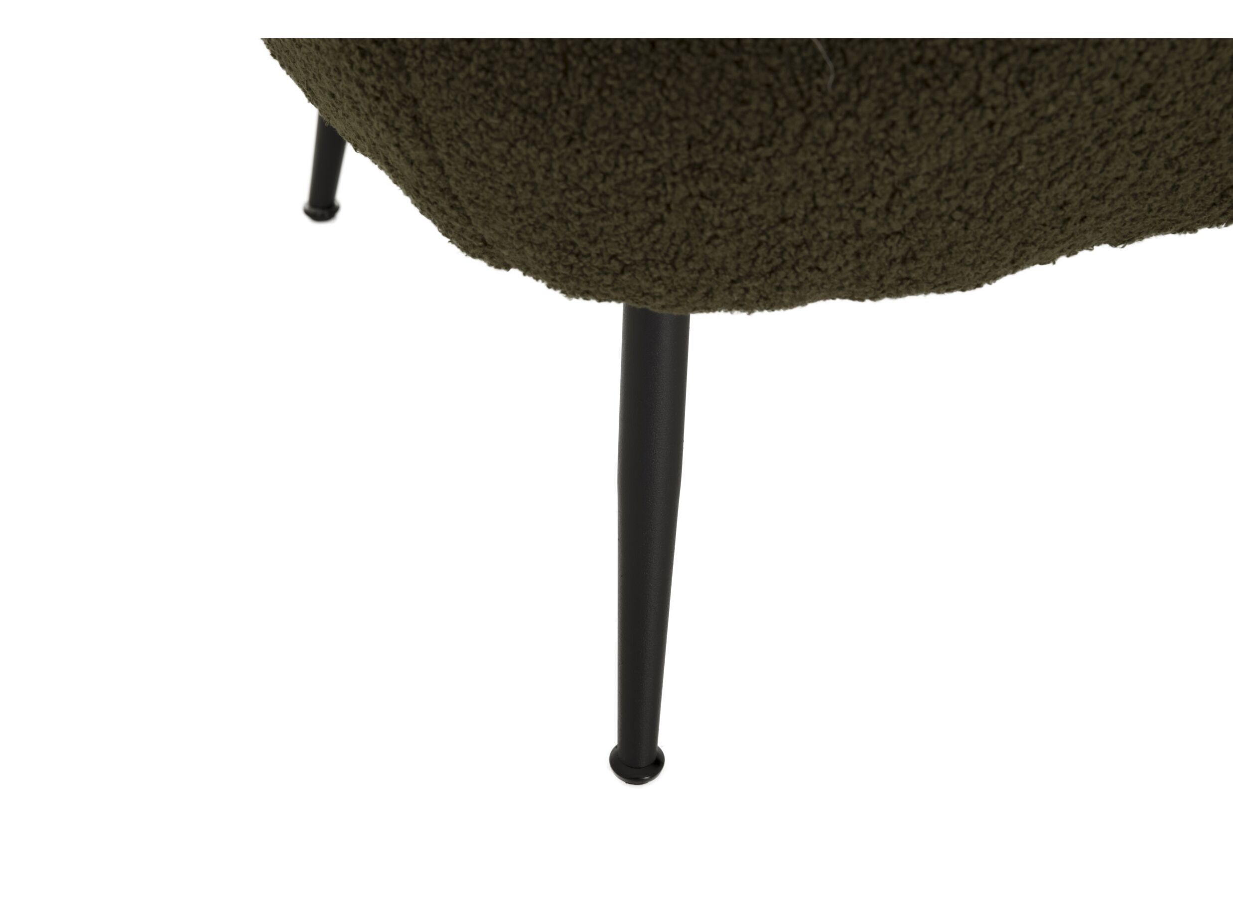 Fauteuil Teddy Bear 68x70x73cm - bouclé - vert
