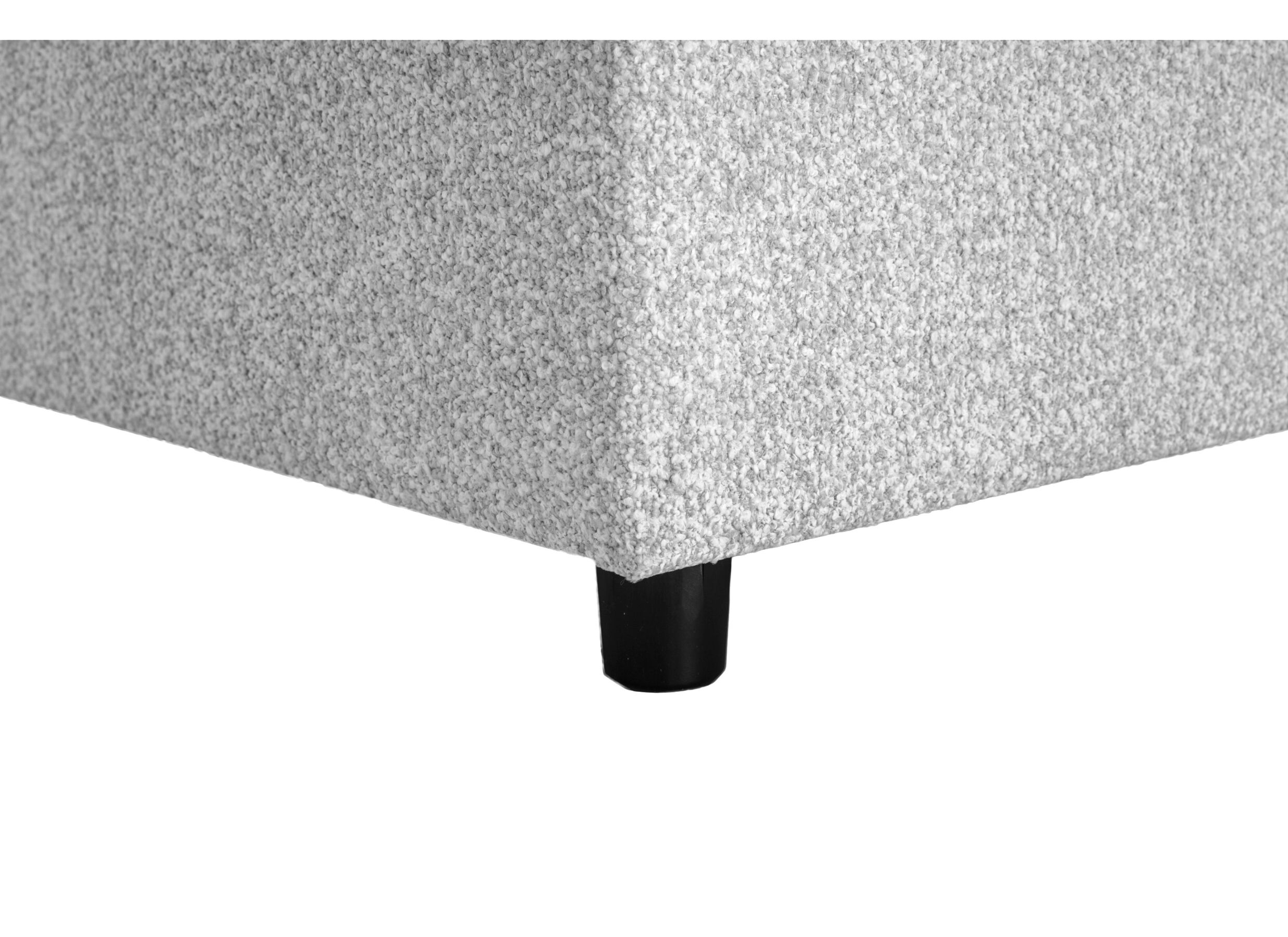 Detailfoto - Bedbox Butterfly 180x200cm - stof - lichtgrijs met opbergruimte