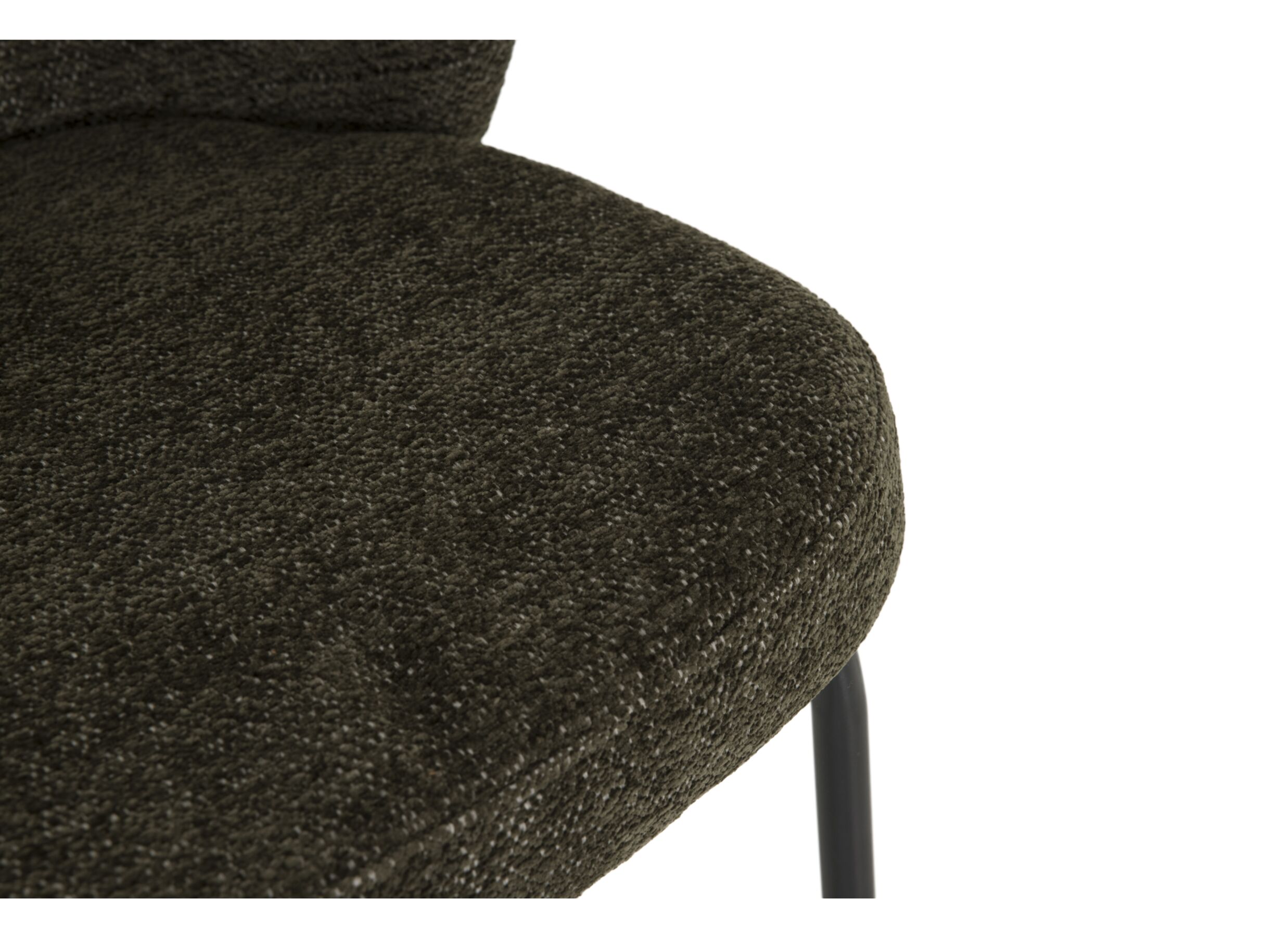 Barstoel Shell ZH65cm - stof - groen