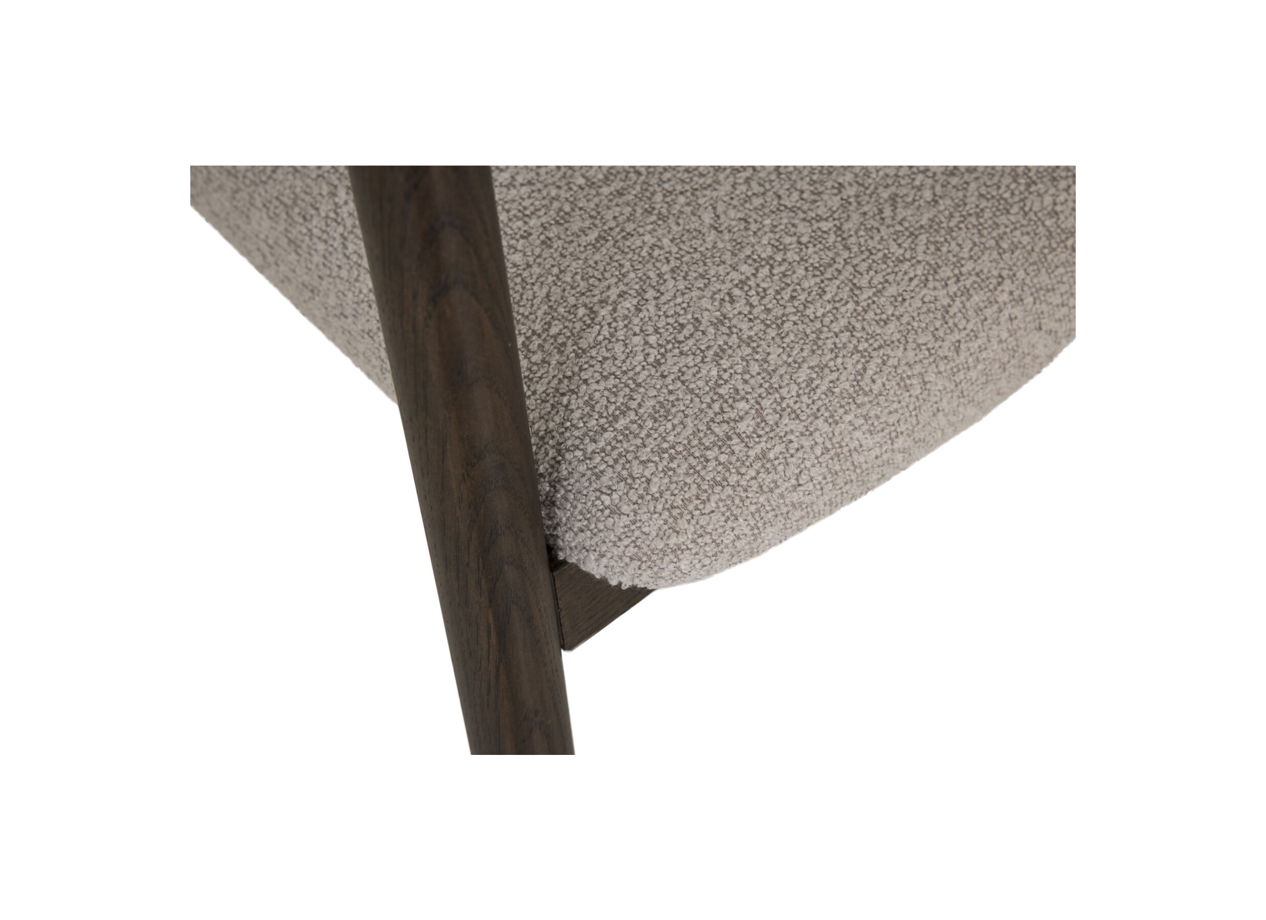 Detailfoto - Stoel ST2410 eik massief - bruin
