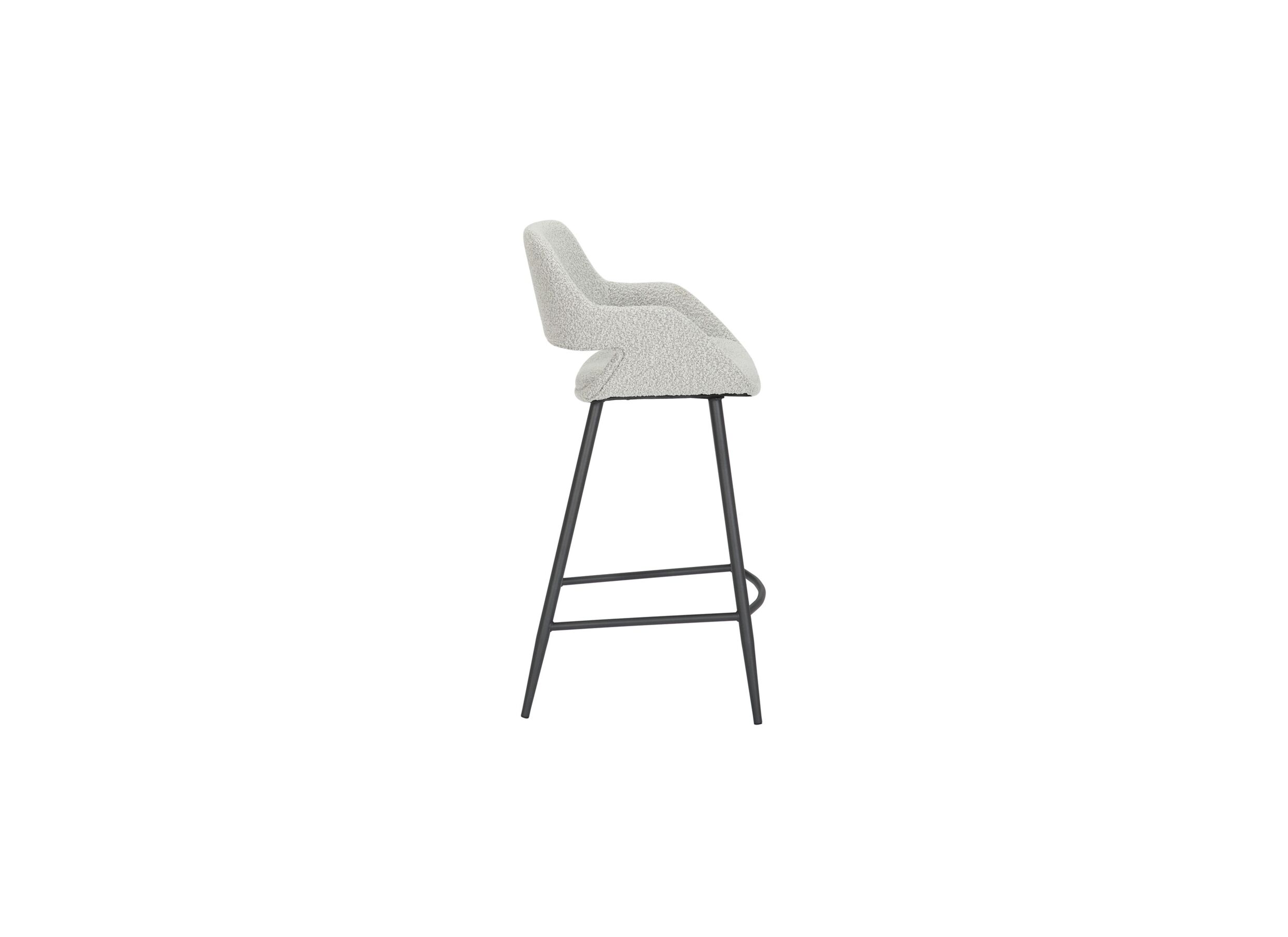 Barstoel Aim ZH69cm - stof - grijs