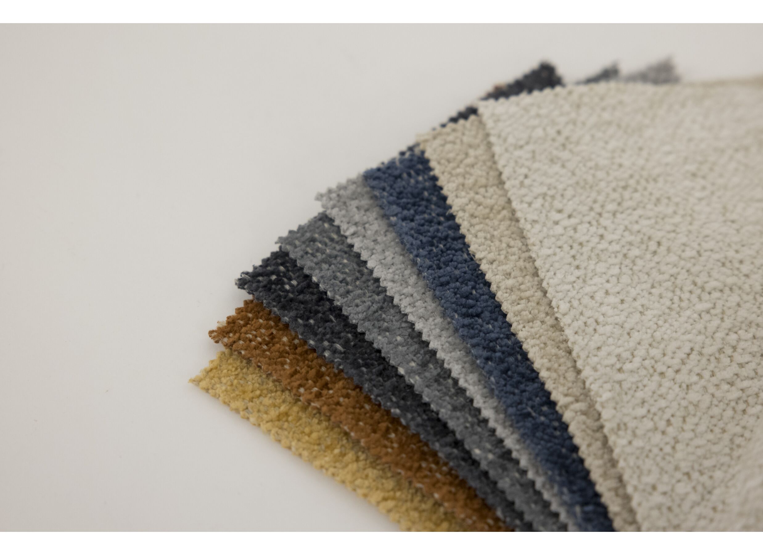 Hoeksalon Elmo 287x219cm - stof - blauw