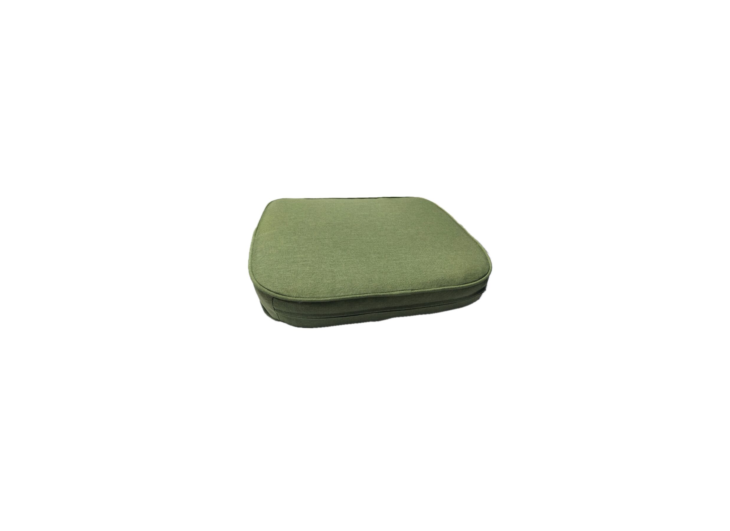Aperçu - Coussin en osier Jono 46x49cm - fibre polyester - vert