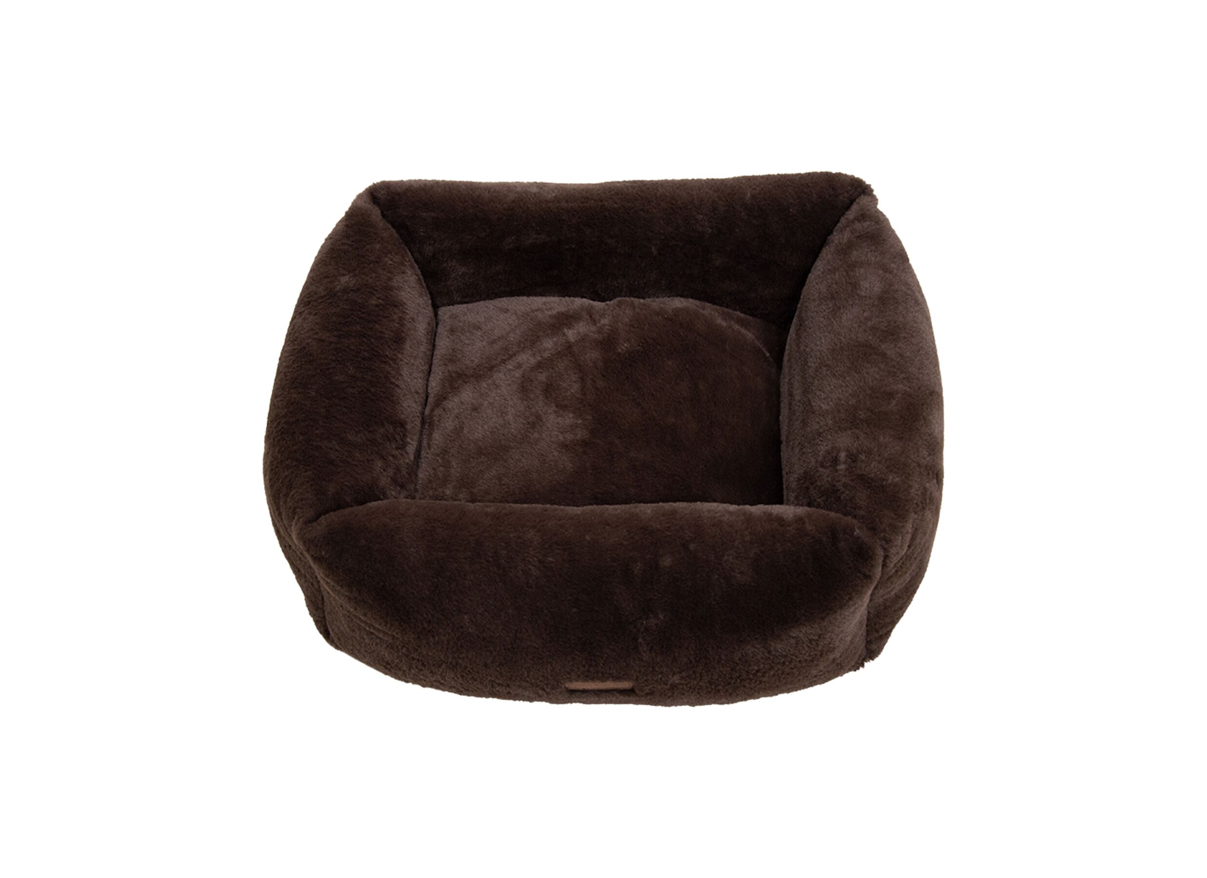 Aperçu - Panier pour chien Champs elysees S 55x45x20cm - tissu - marron foncé