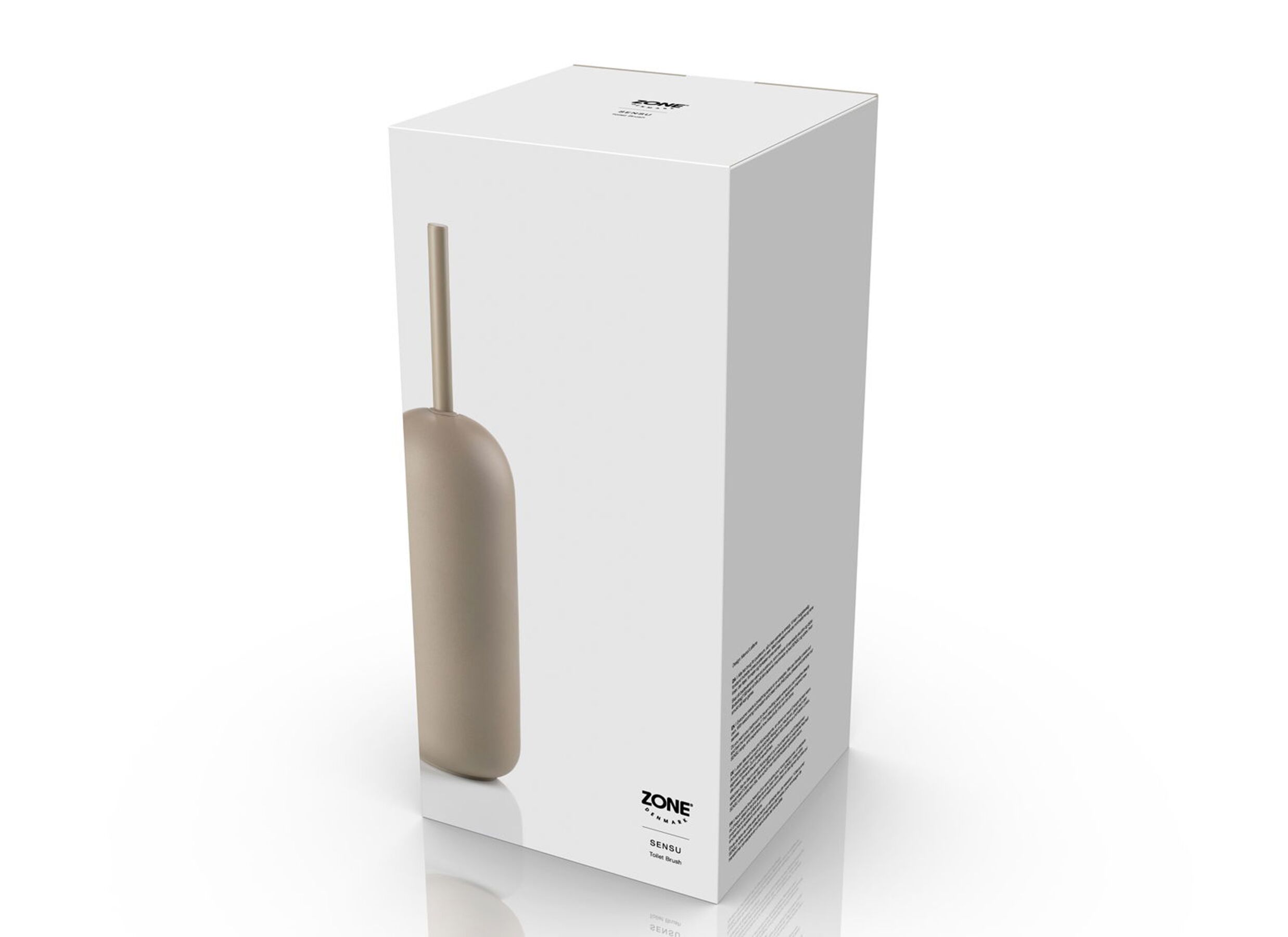 Configuration - Brosse wc Sensu Ø11,8x41cm - céramique - taupe