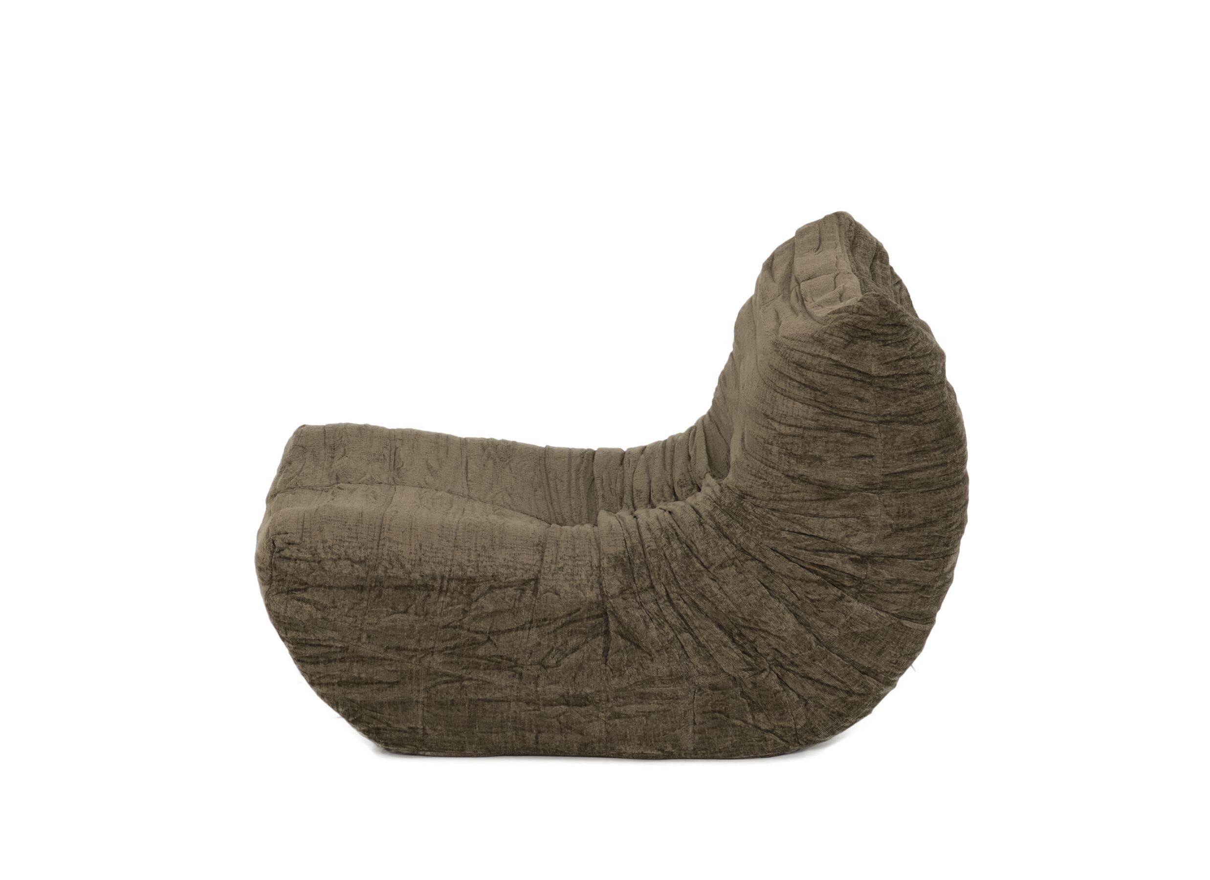 Aperçu - Fauteuil Ragazzi 83x100x74cm - tissu - vert kaki foncé