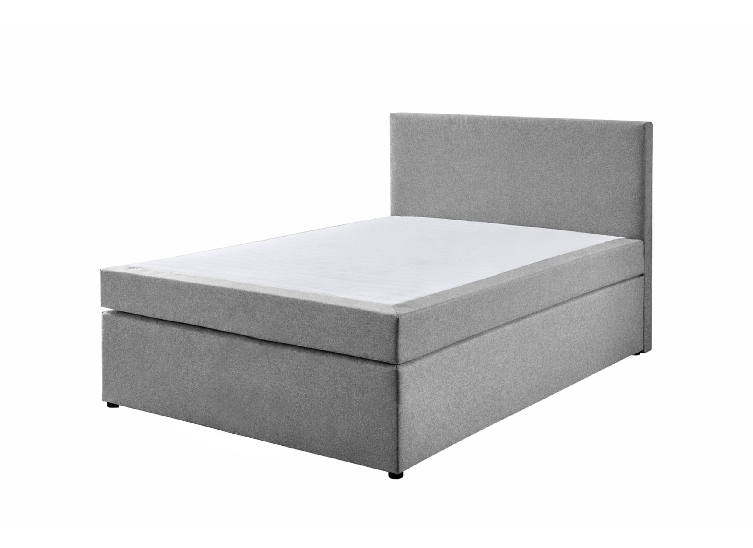 Plus Important - Boxspring BX890 120x200cm - tissu - gris clair