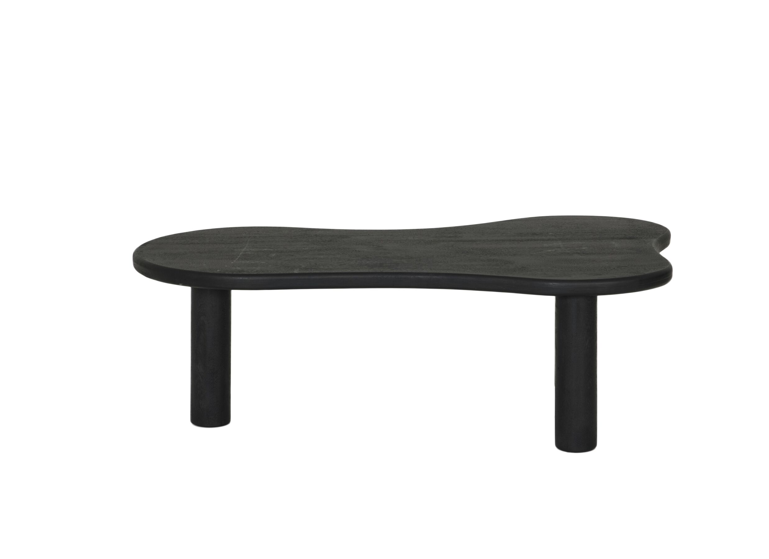 Table basse Yeo bois massif noir