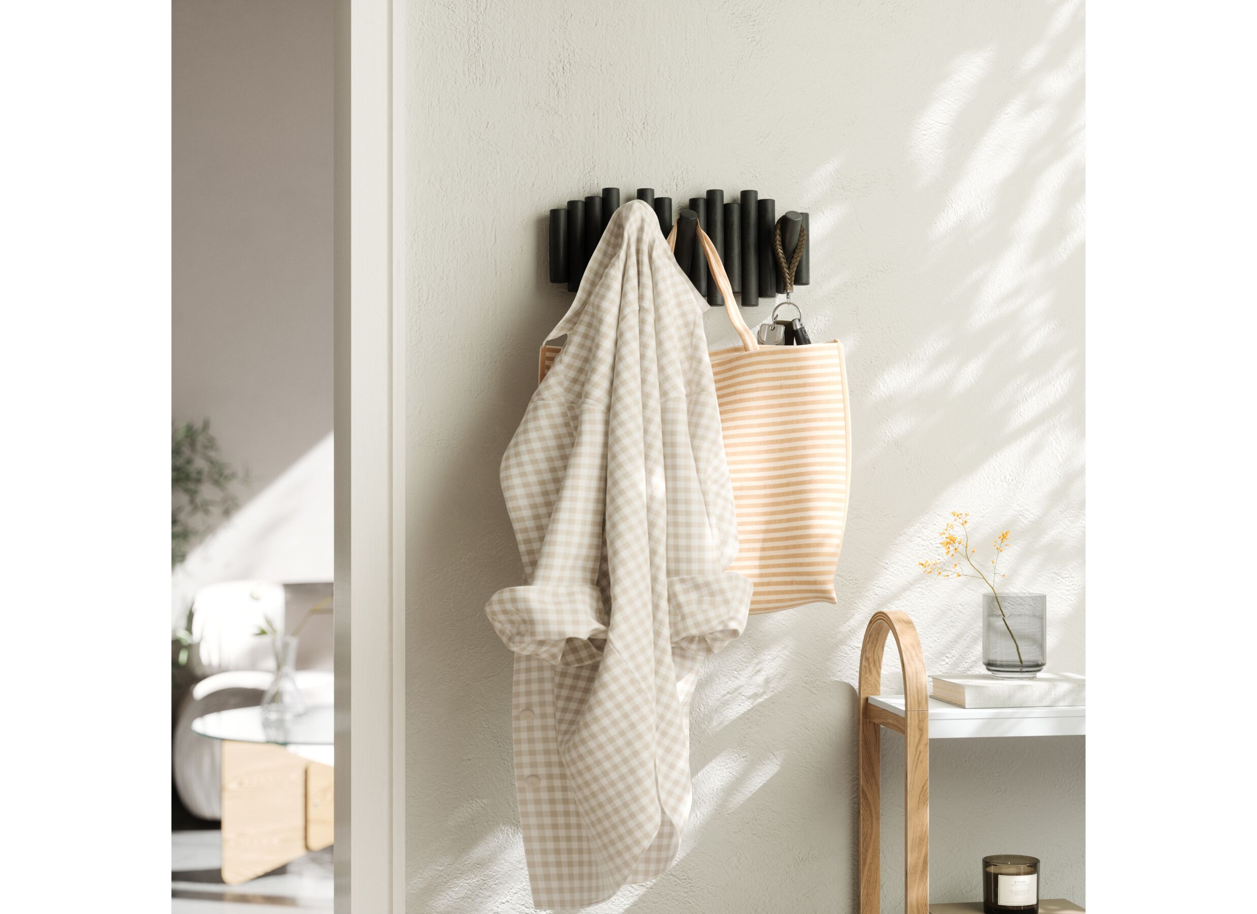 Foto ambiance - Portemanteau mural Picket Rail 38,3cm