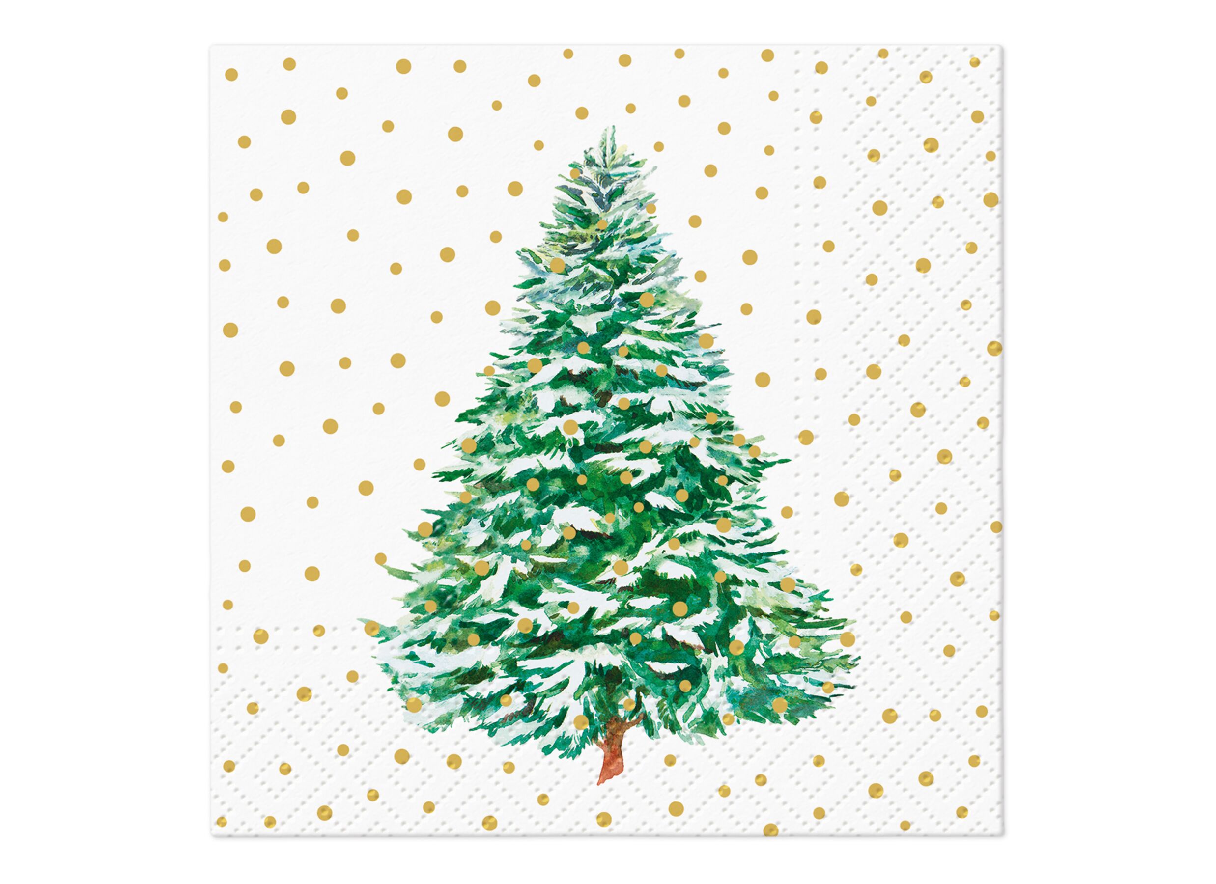 Serviette Frosted Forest 25x25cm - papier - multicolor - 20 stuks - Serviette Frosted Forest 25x25cm - papier - multicolor - 20 stuks