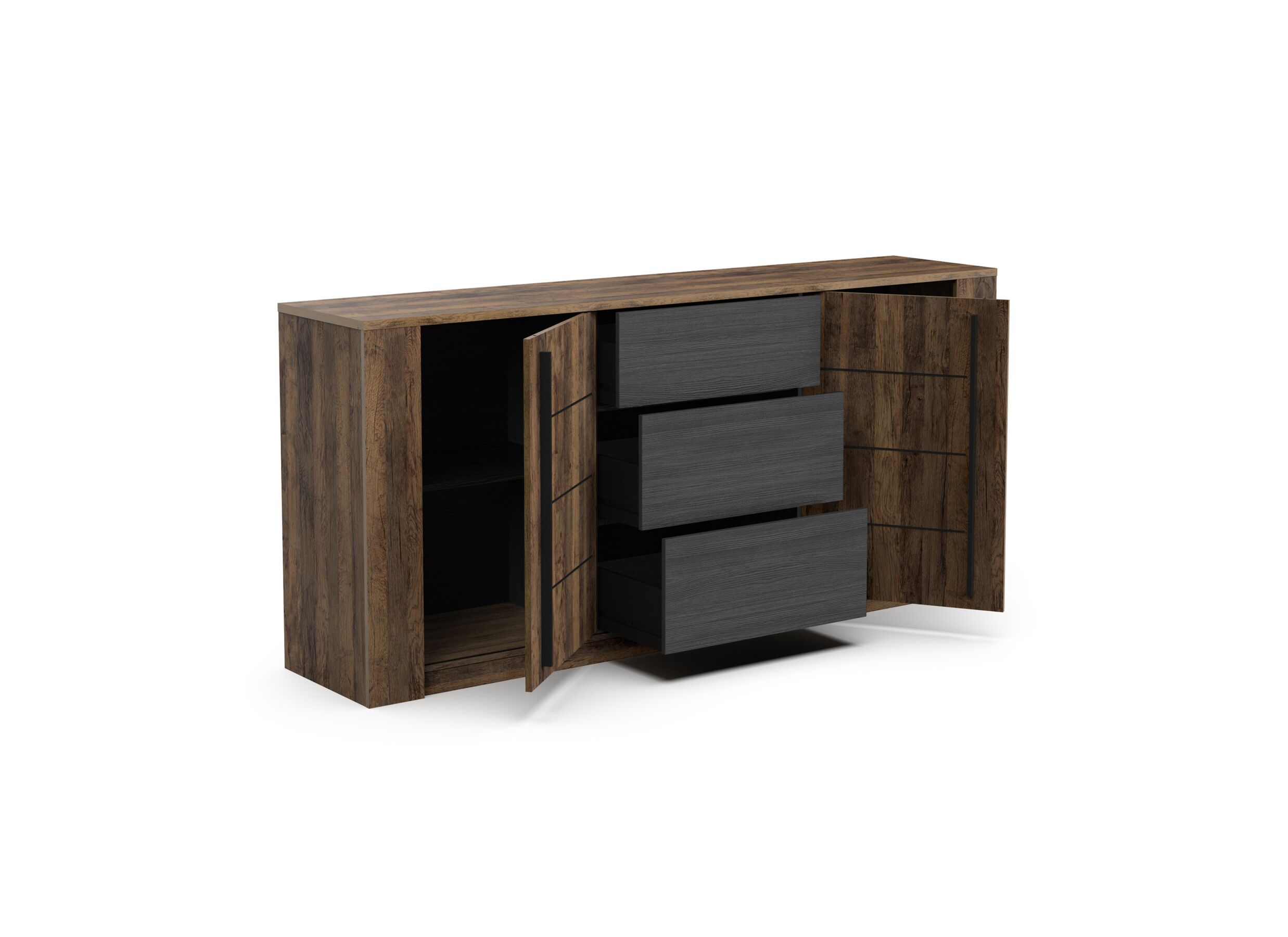 Indeling - Dressoir Monaco 206cm