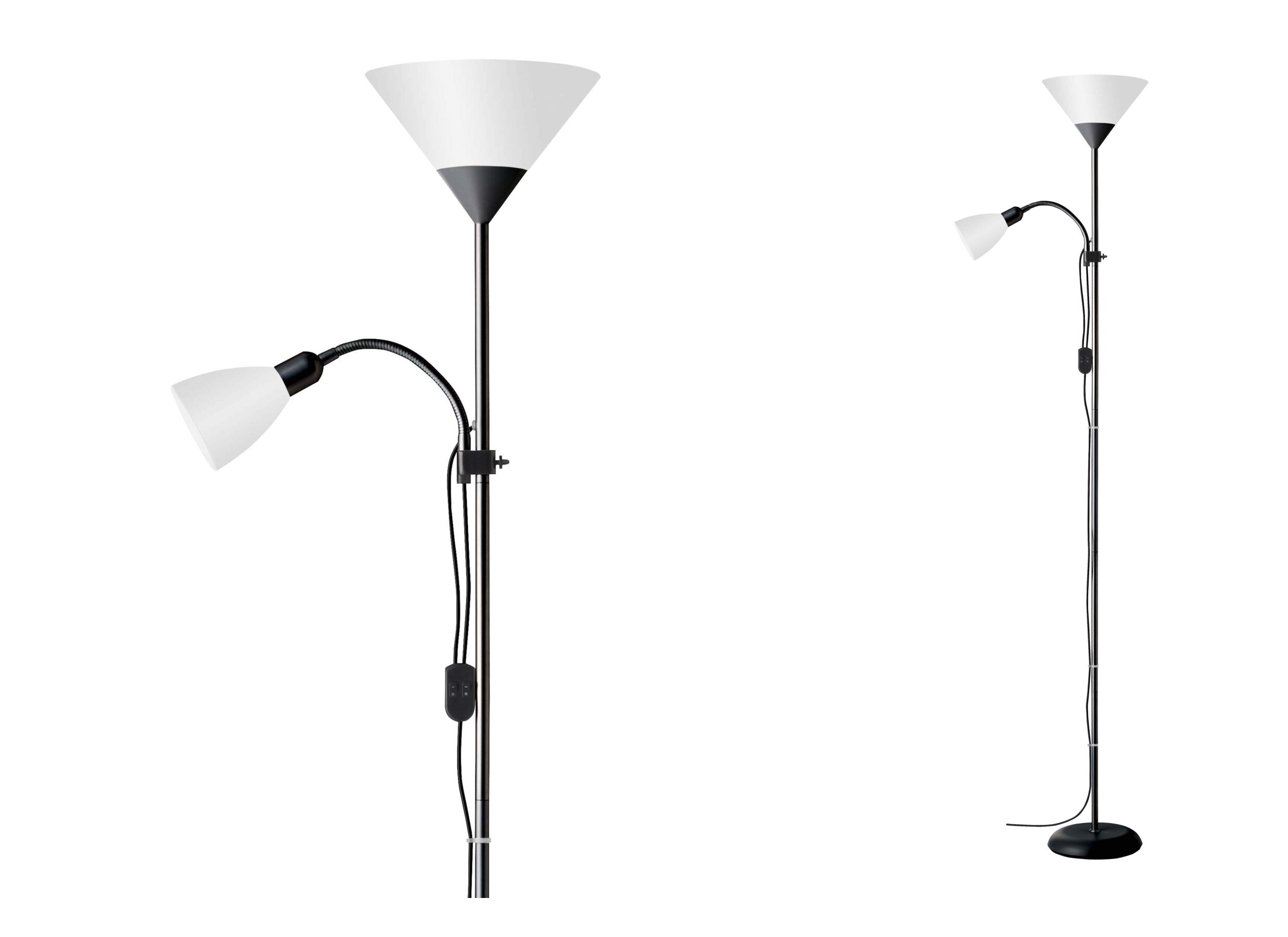 Lampadaire avec liseuse Spari H180cm - Lampadaire avec liseuse Spari H180cm