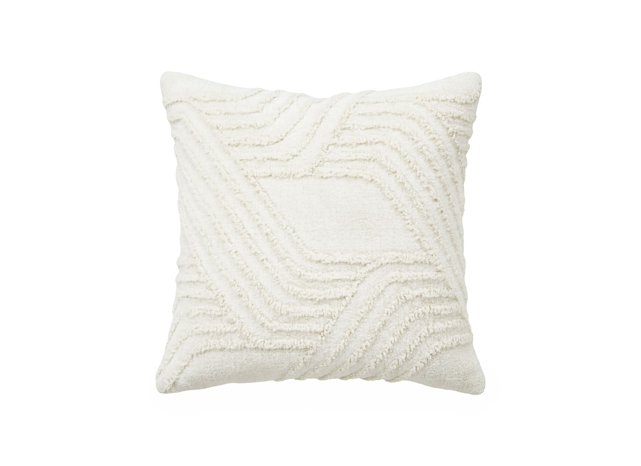 Plus Important - Coussin Everly 45x45cm - polyester - ivoire