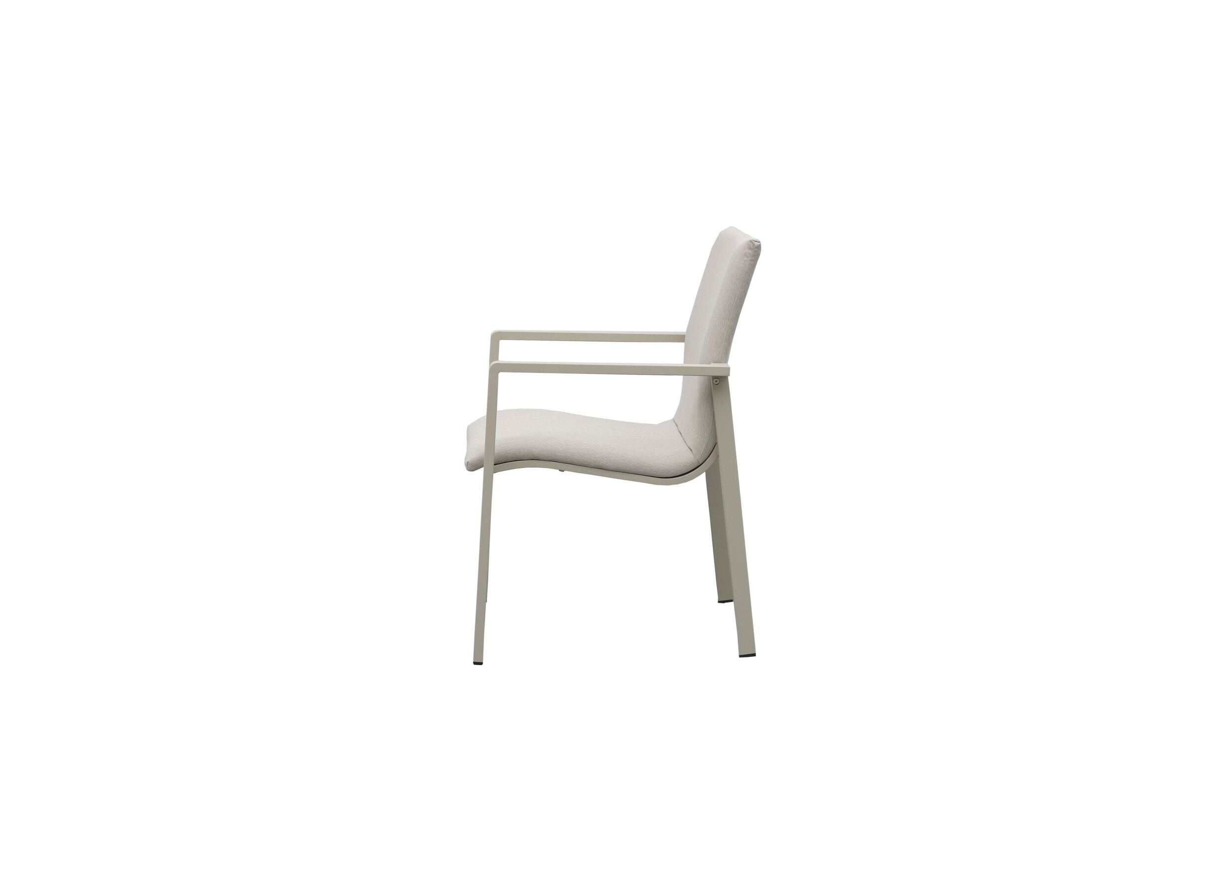 Aperçu - Chaise de jardin Cardamom 61x57x85cm - aluminium - greige