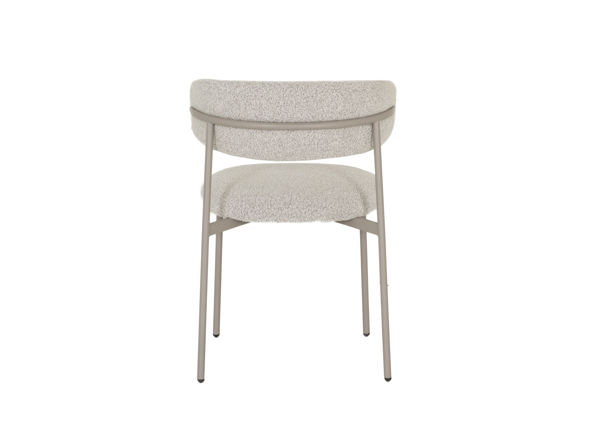 Overzichtsfoto - Stoel Luke 54,5x58x79cm - bouclé - taupe beige