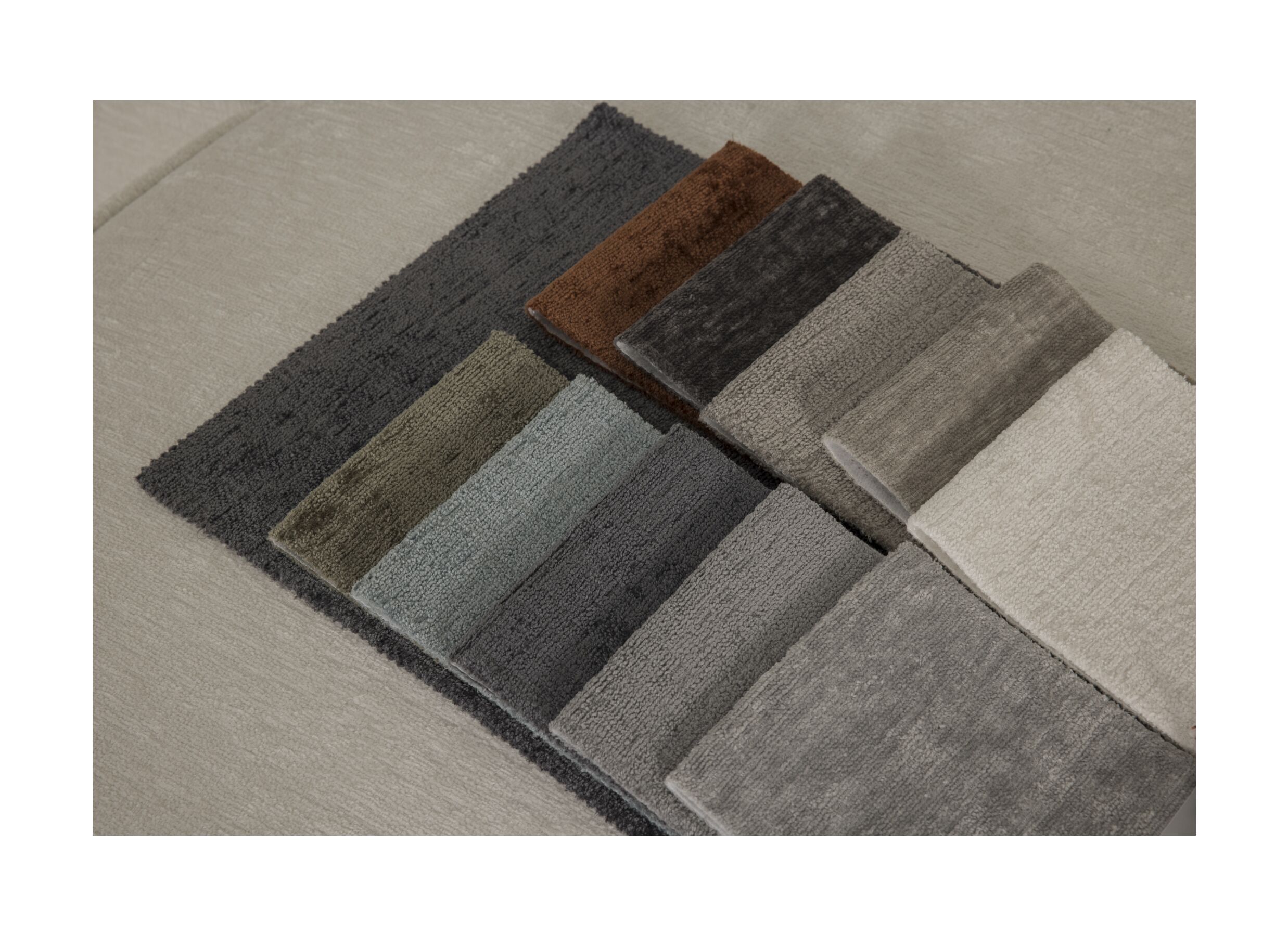 Couleurs - Canapé d'angle Filia 348x248cm - tissu - naturel avec réglage de la profondeur du siège