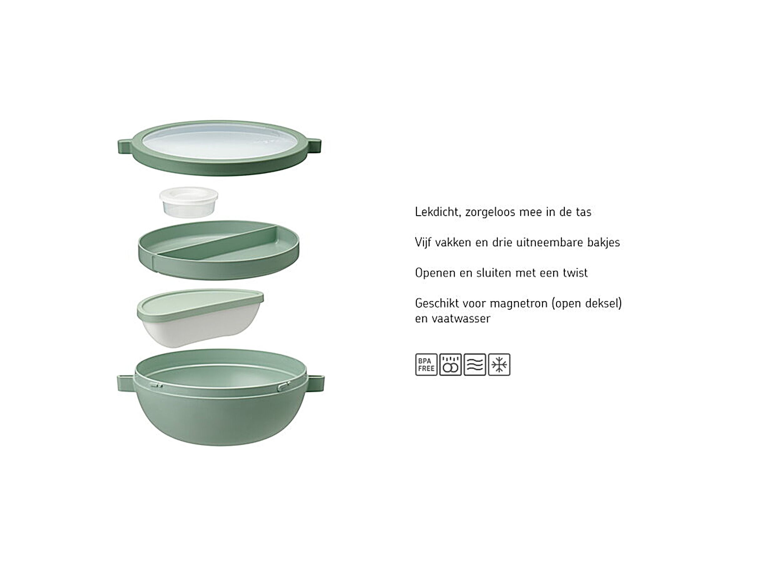 Configuration - Lunch box Vita Bento 1,5L nordic sage