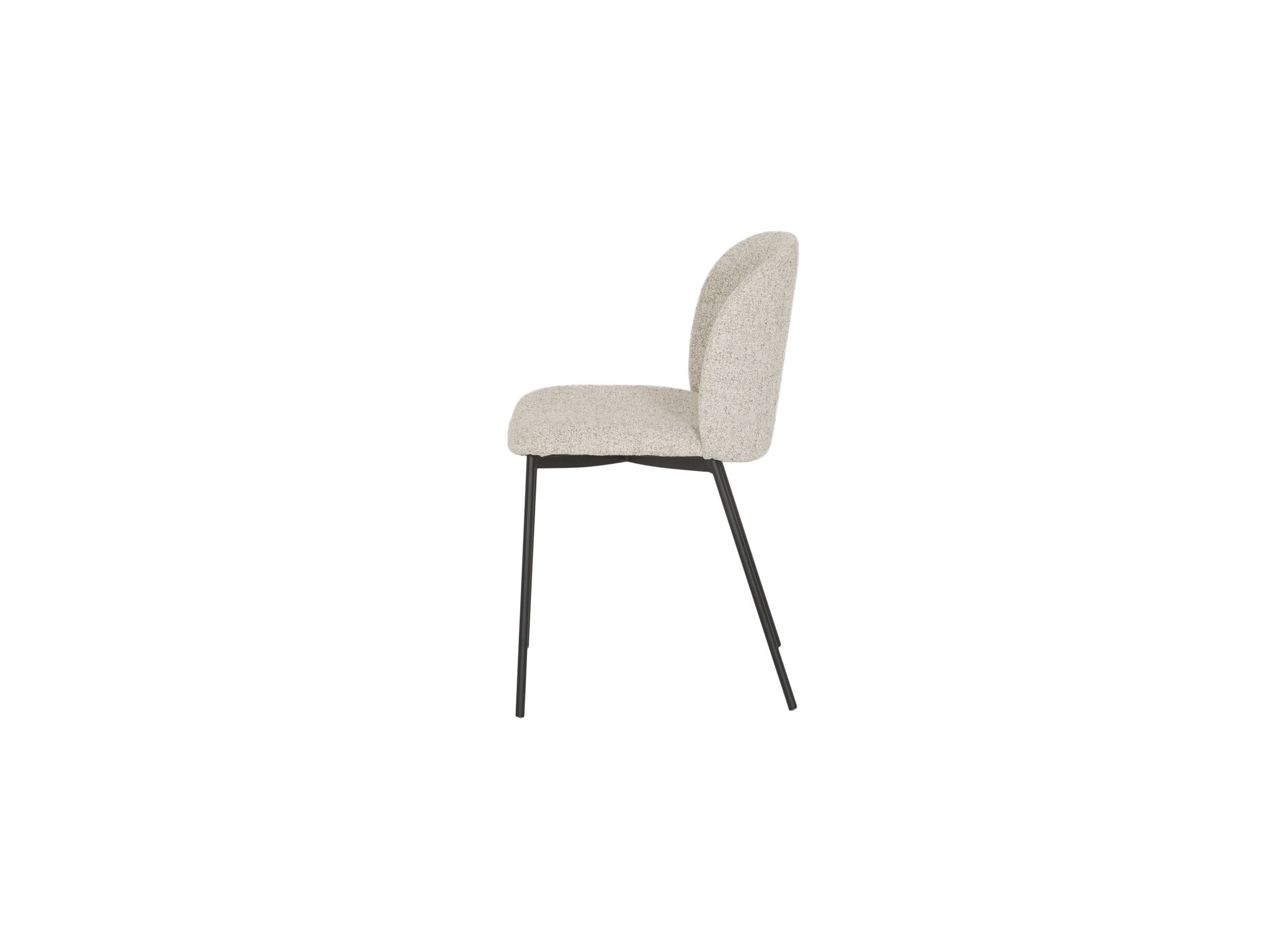 Overzichtsfoto - Stoel Stone 48x52x81cm - stof - beige