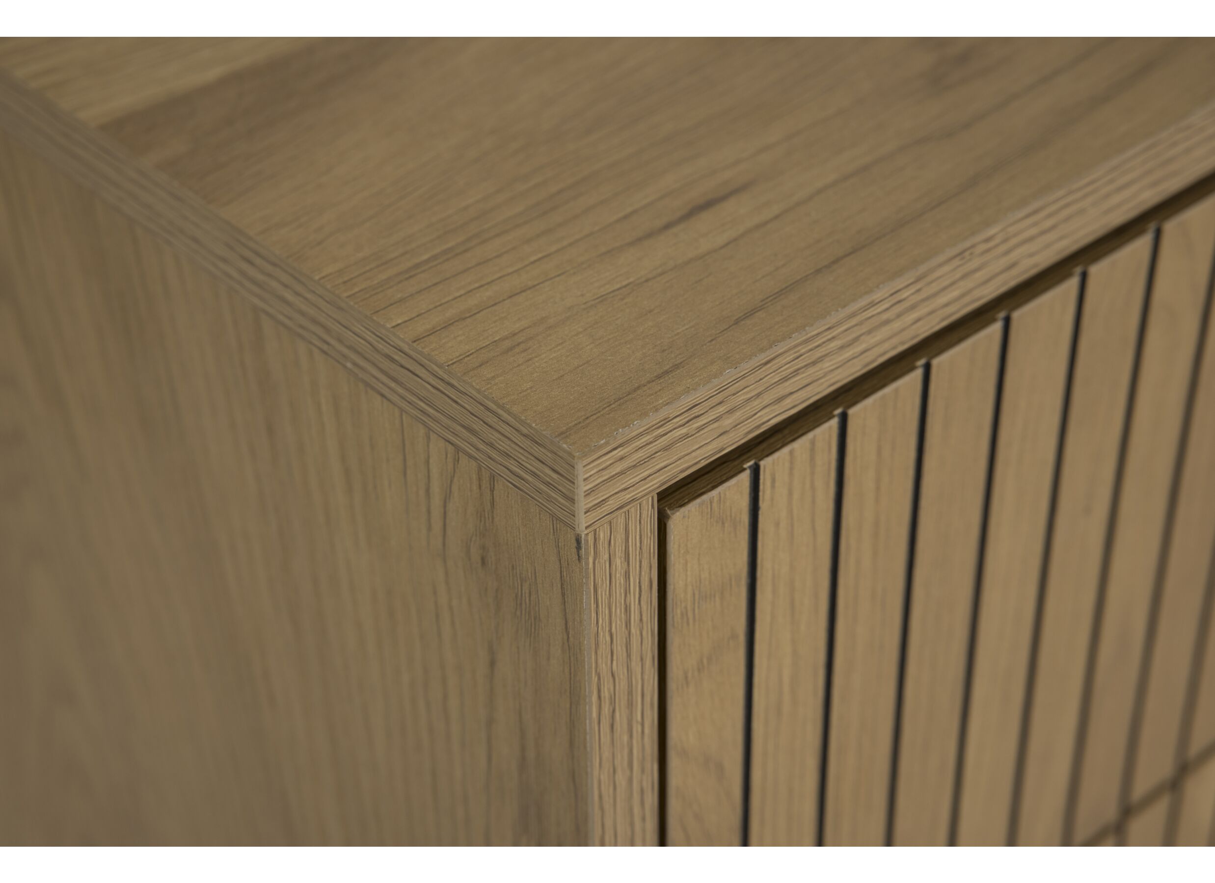 Detail - Commode Nevado 72x40x69cm - mélamine - chêne sauvage