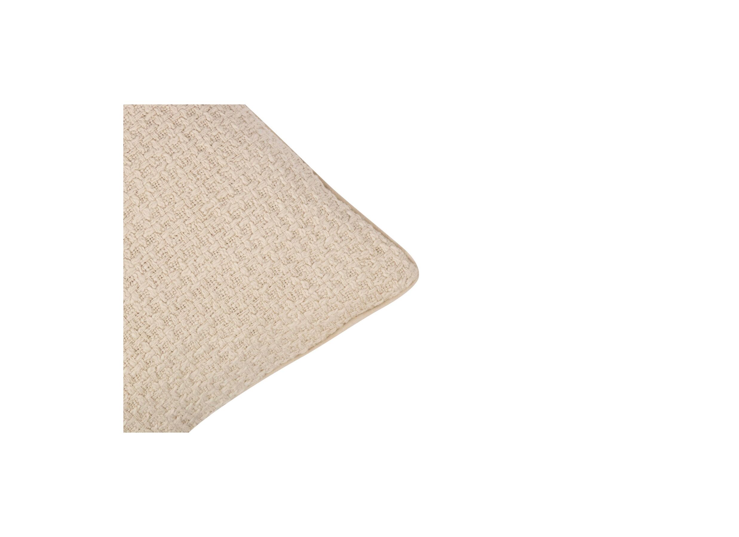 Detail - Coussin Flint 45x45cm - tissu - beige