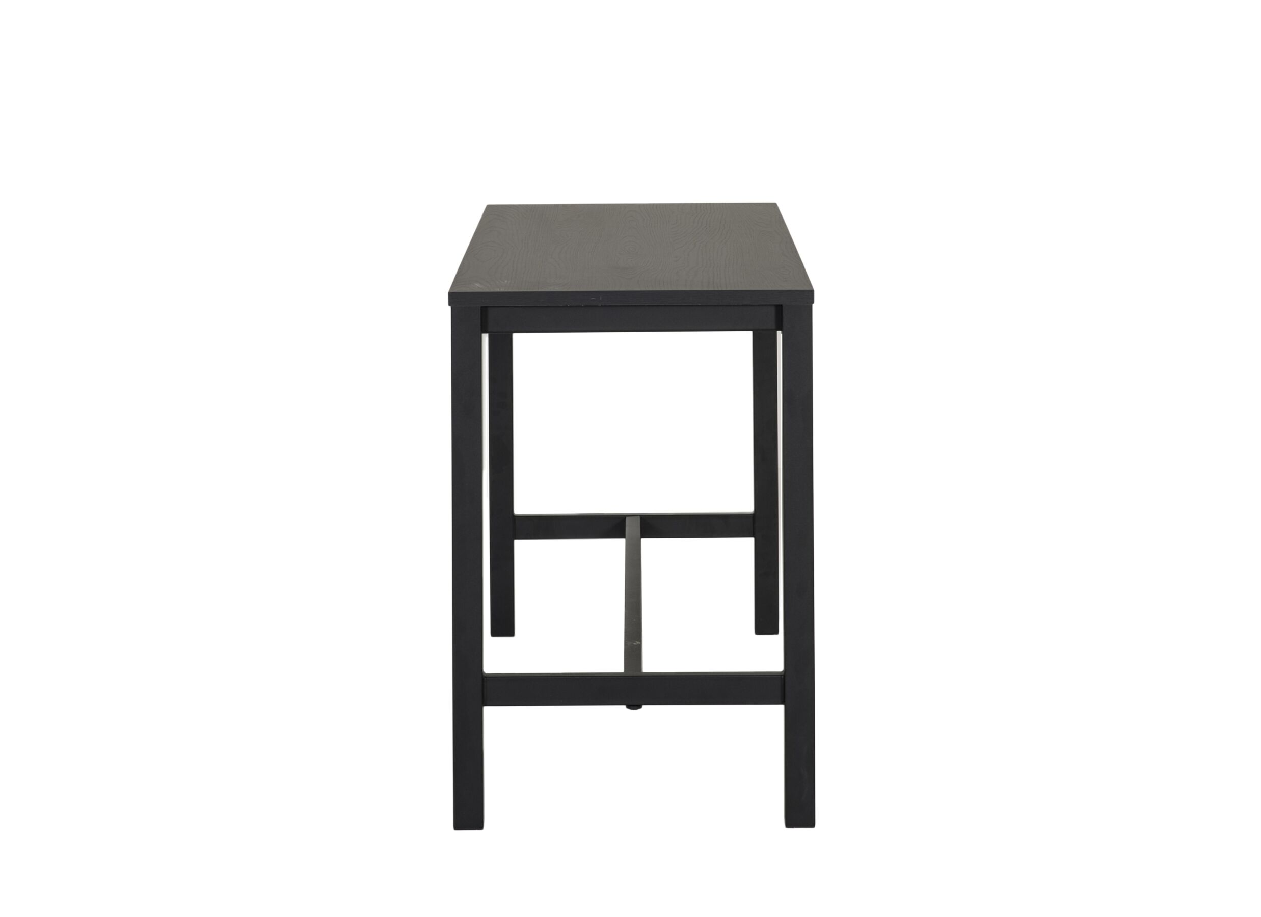 Aperçu - Table de bar Viennabar 160x60cm - décor - chêne halifax noir