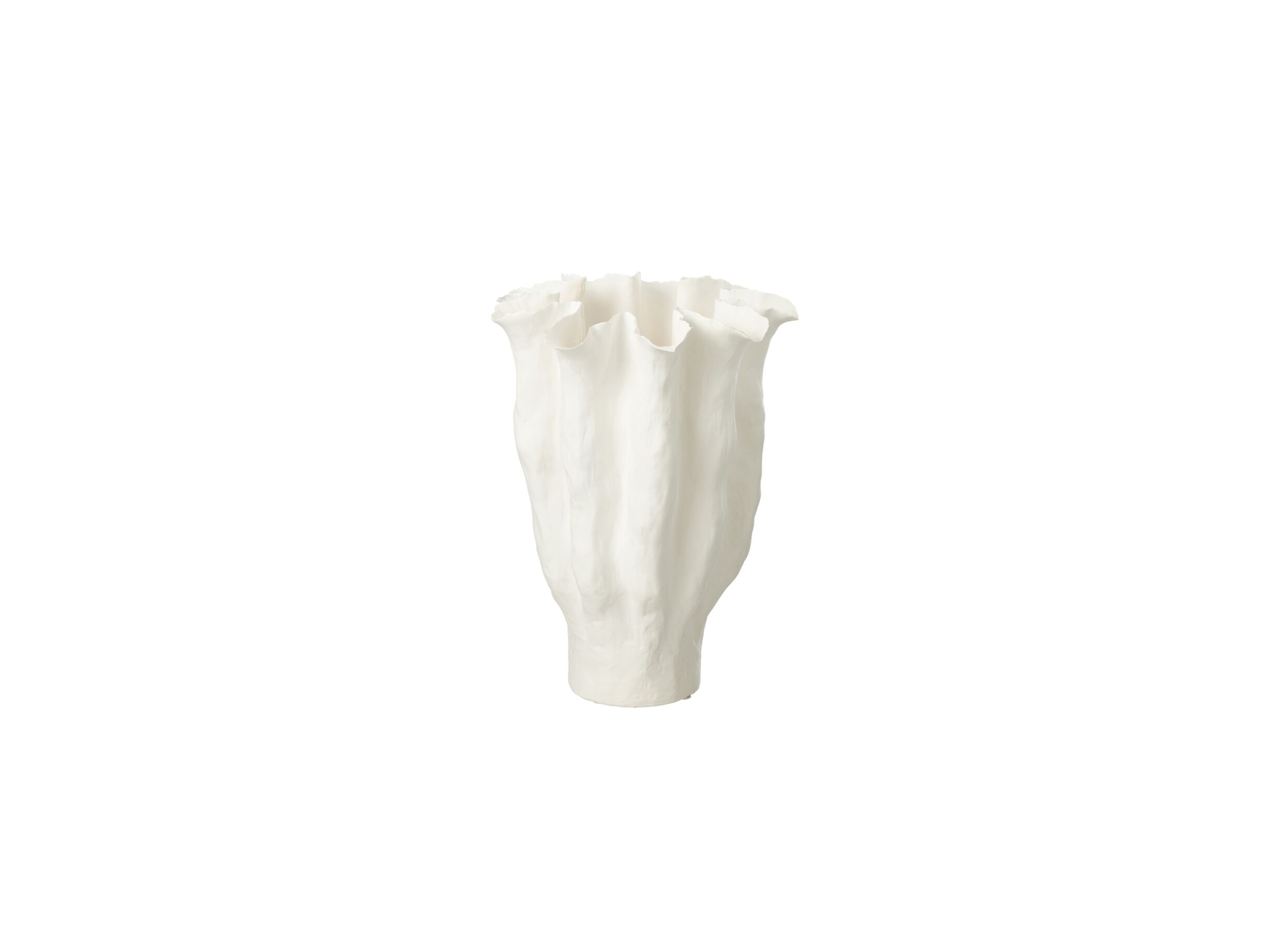 Vaas Calyx H42cm - keramiek - wit - Vaas Calyx H42cm - keramiek - wit