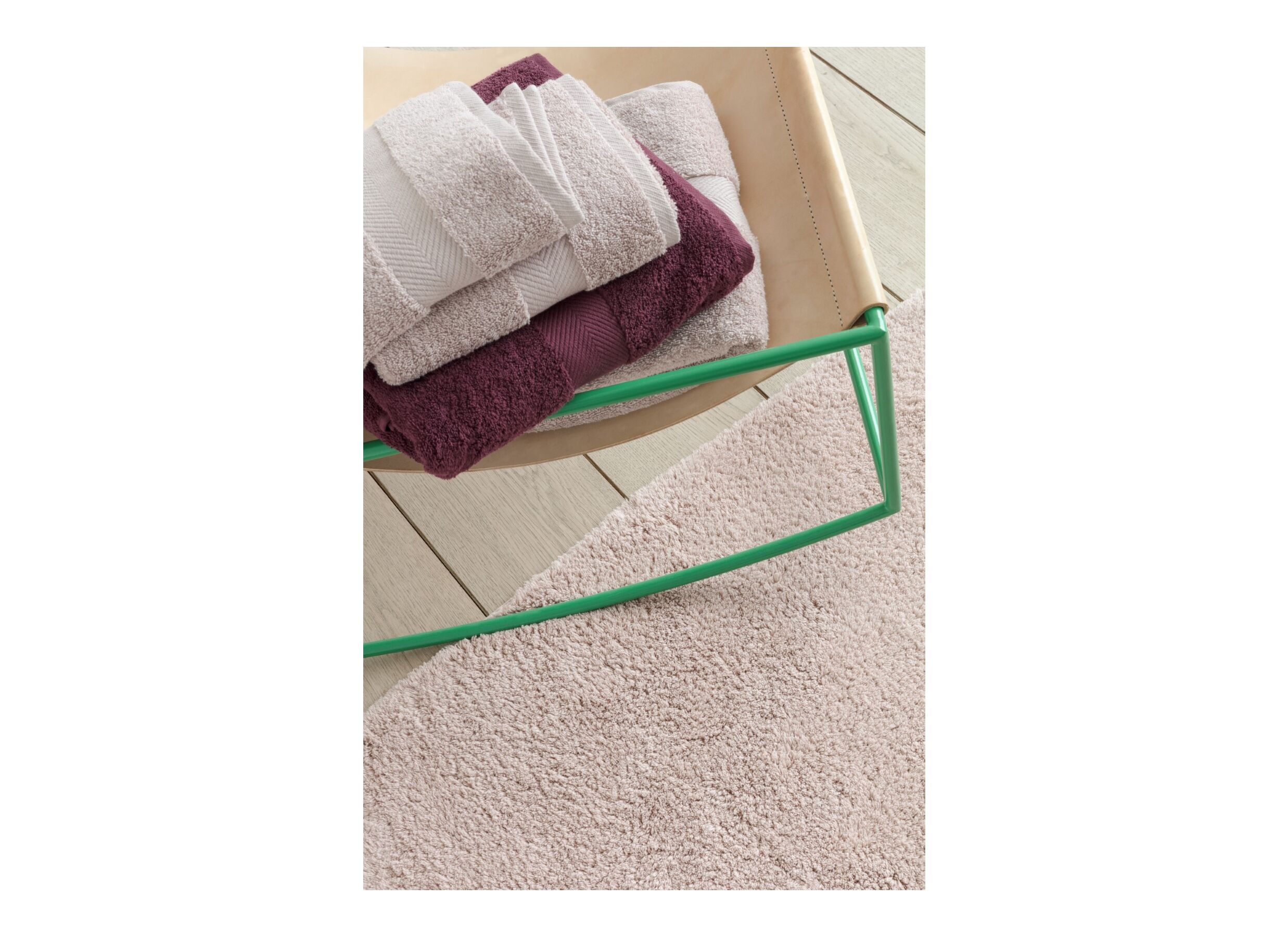 Detail - Tapis de bain Havana 60x90cm misty pink