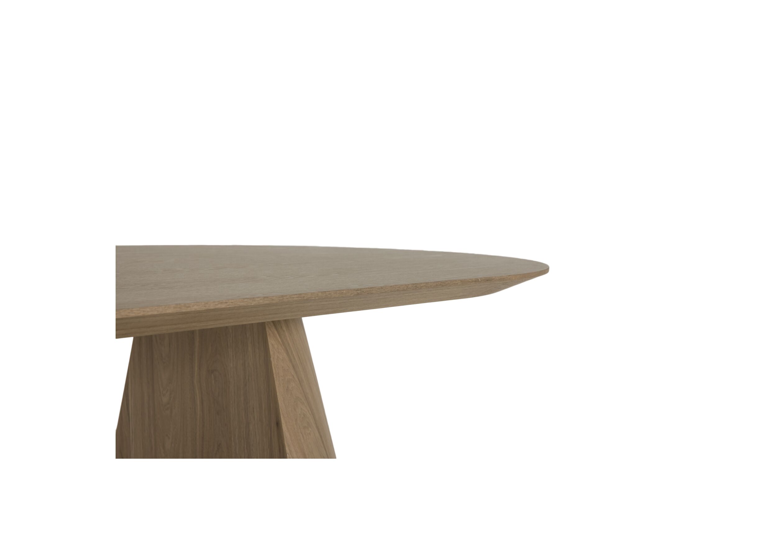Detail - Table Sheba 220x100cm - placage de frêne - naturel