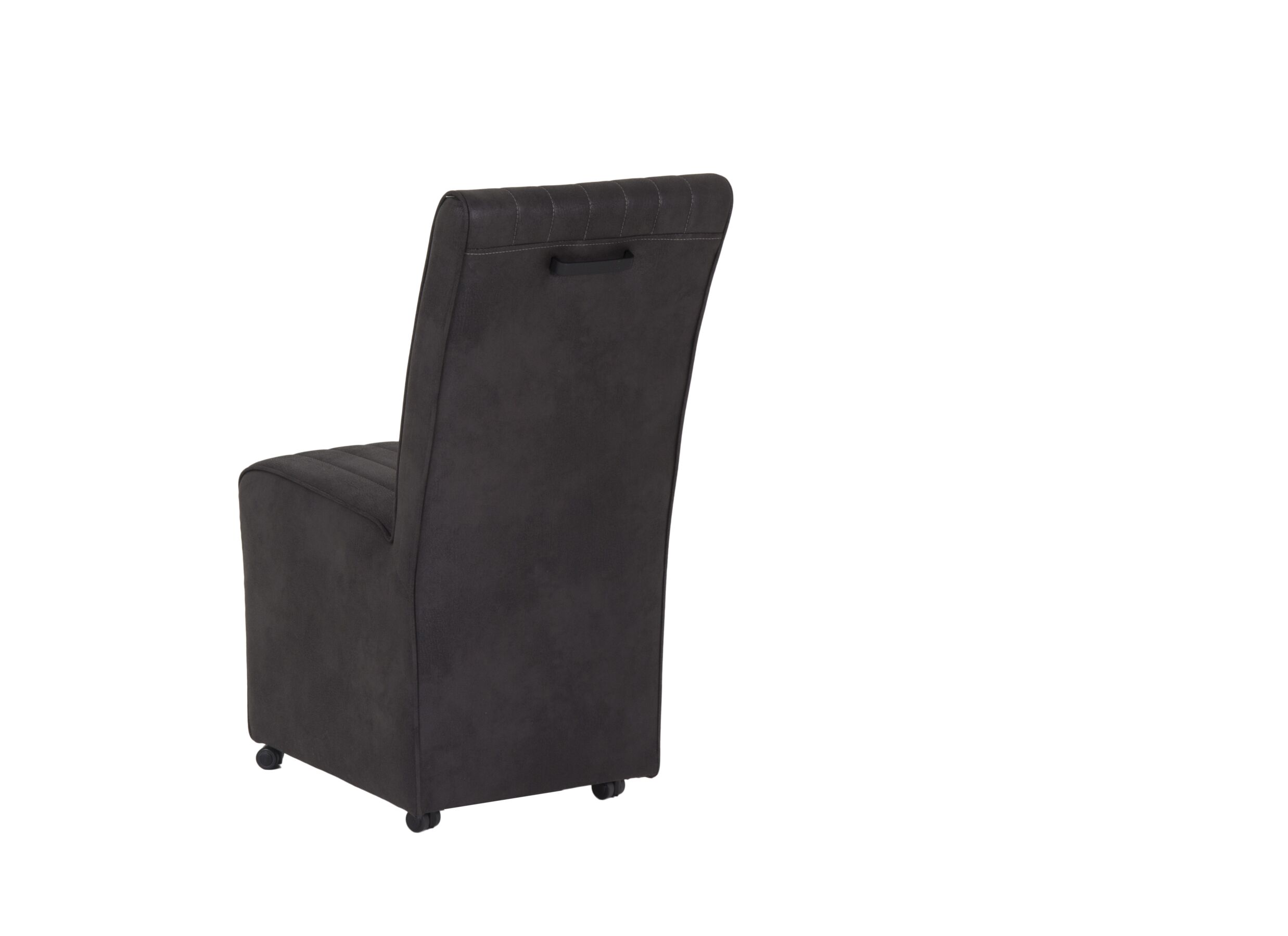 Chaise Rubino 49x57x100cm - microvezel - anthracite