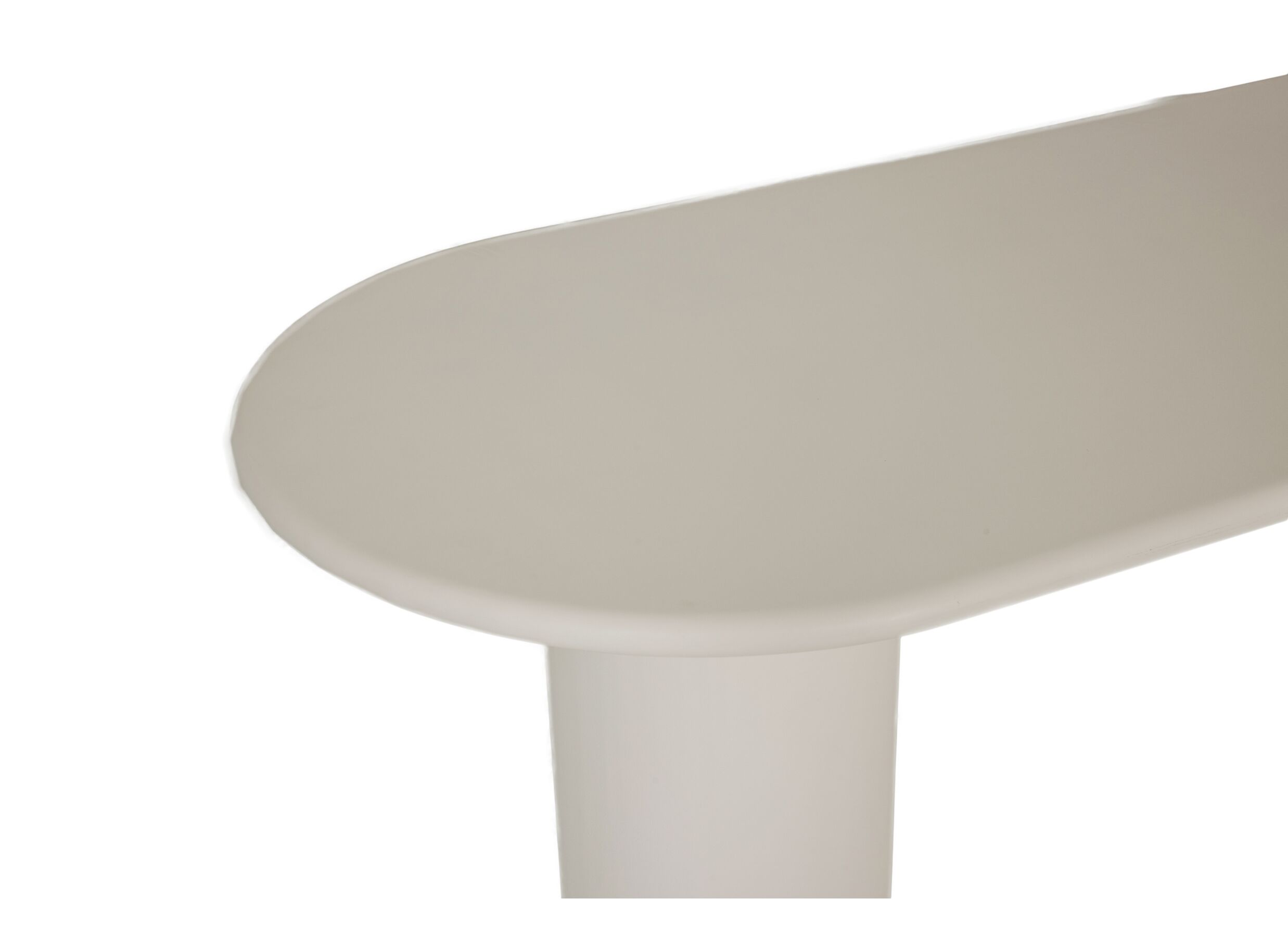Detail - Table Macaron 240x100cm - micro ciment - beige
