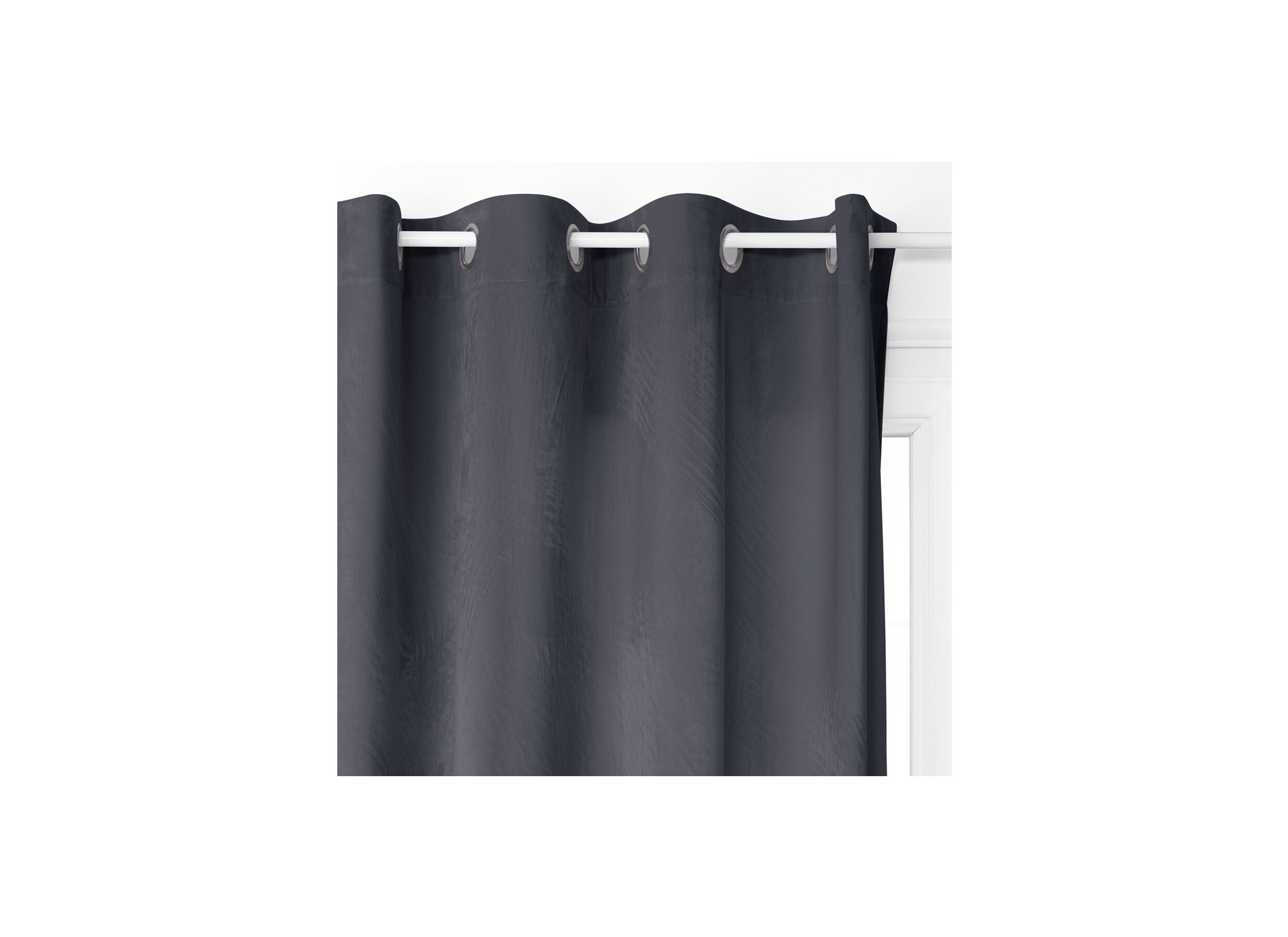 Gordijn Blackout 140x260cm Donkergrijs