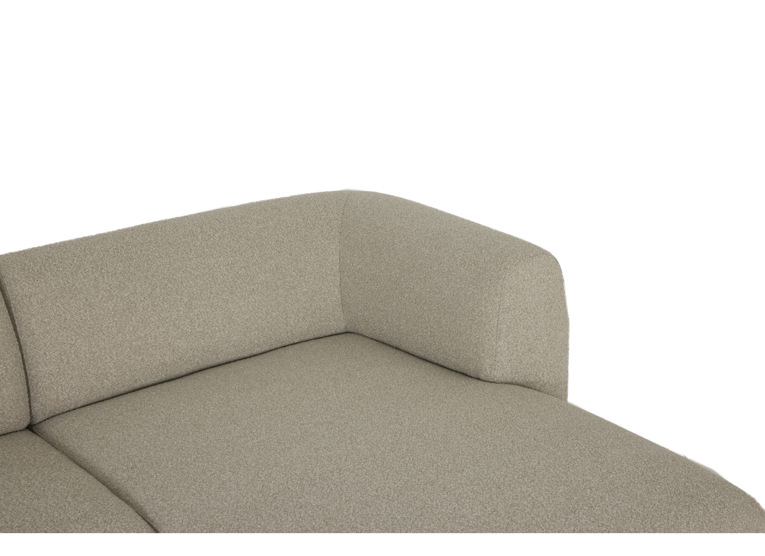 Detailfoto - Hoeksalon Valley 314x160cm - stof - beige