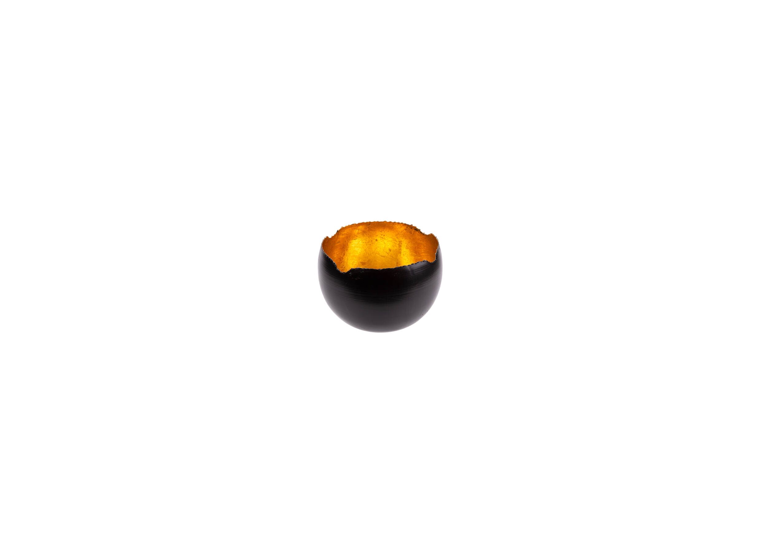 Photophore Noir H15cm - Photophore Noir H15cm