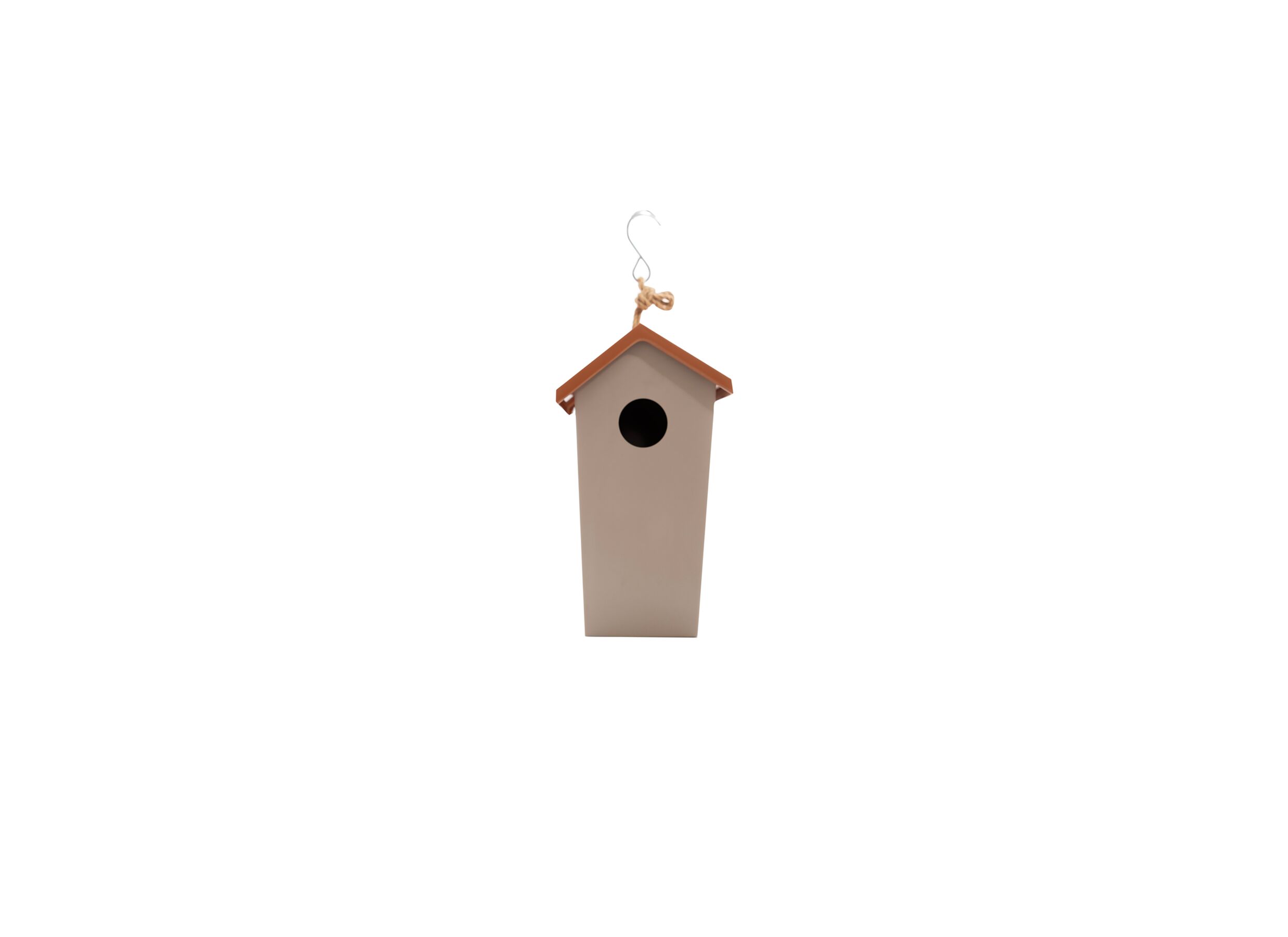 Vogelhuisje taupe