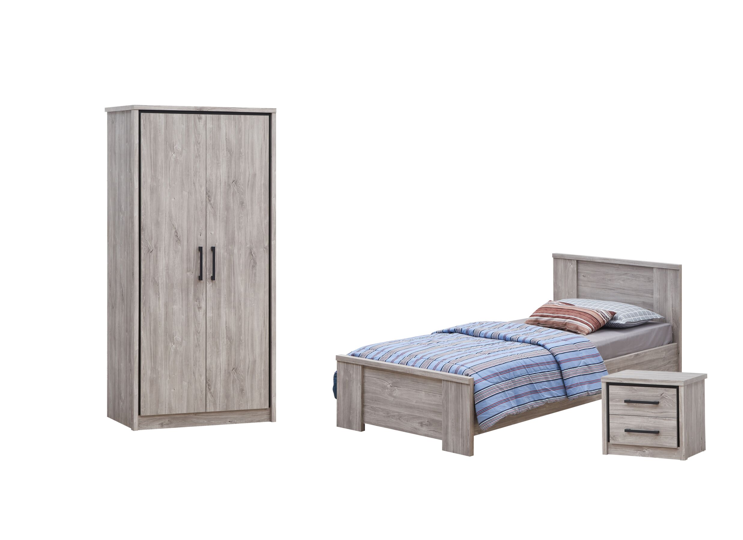Kinderkamer Elias met 2-deurs kast
